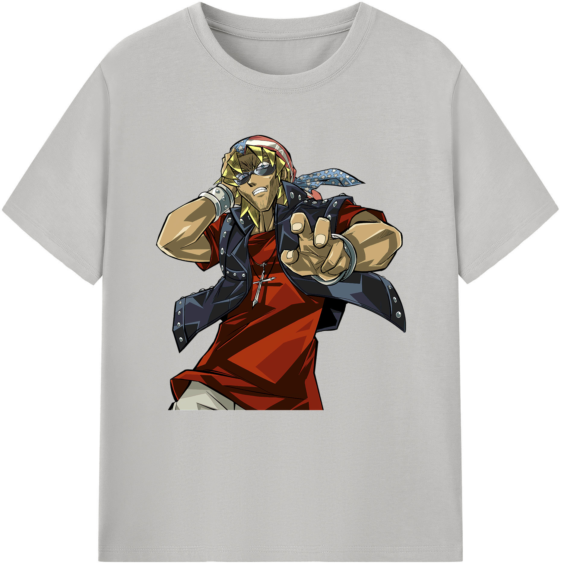 （画像用） 遊☆戯☆王 Yu-Gi-Oh! 綿100％半袖Tシャツ（フロントプリント）