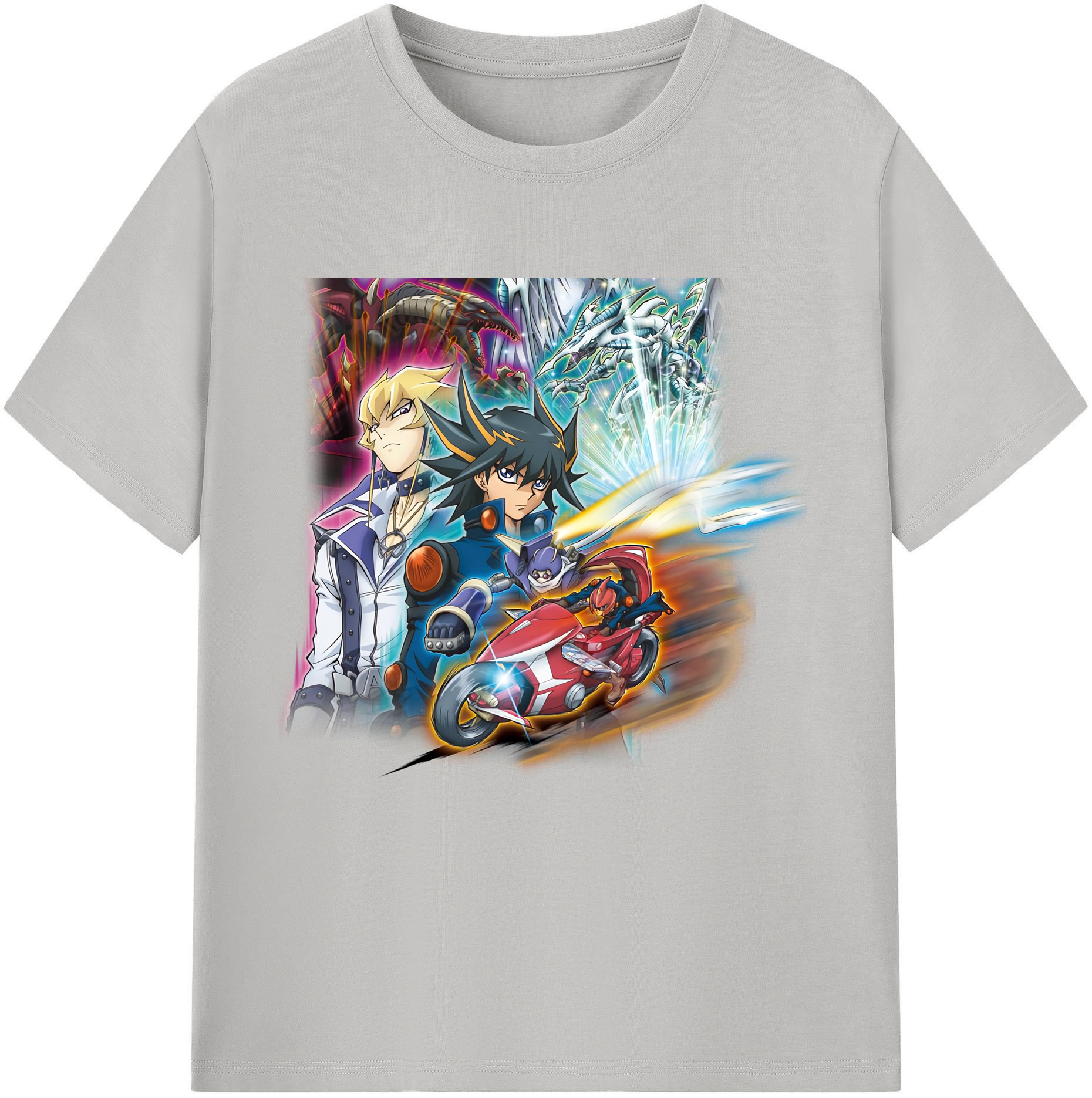 （画像用） 遊☆戯☆王 Yu-Gi-Oh! 綿100％半袖Tシャツ（フロントプリント）