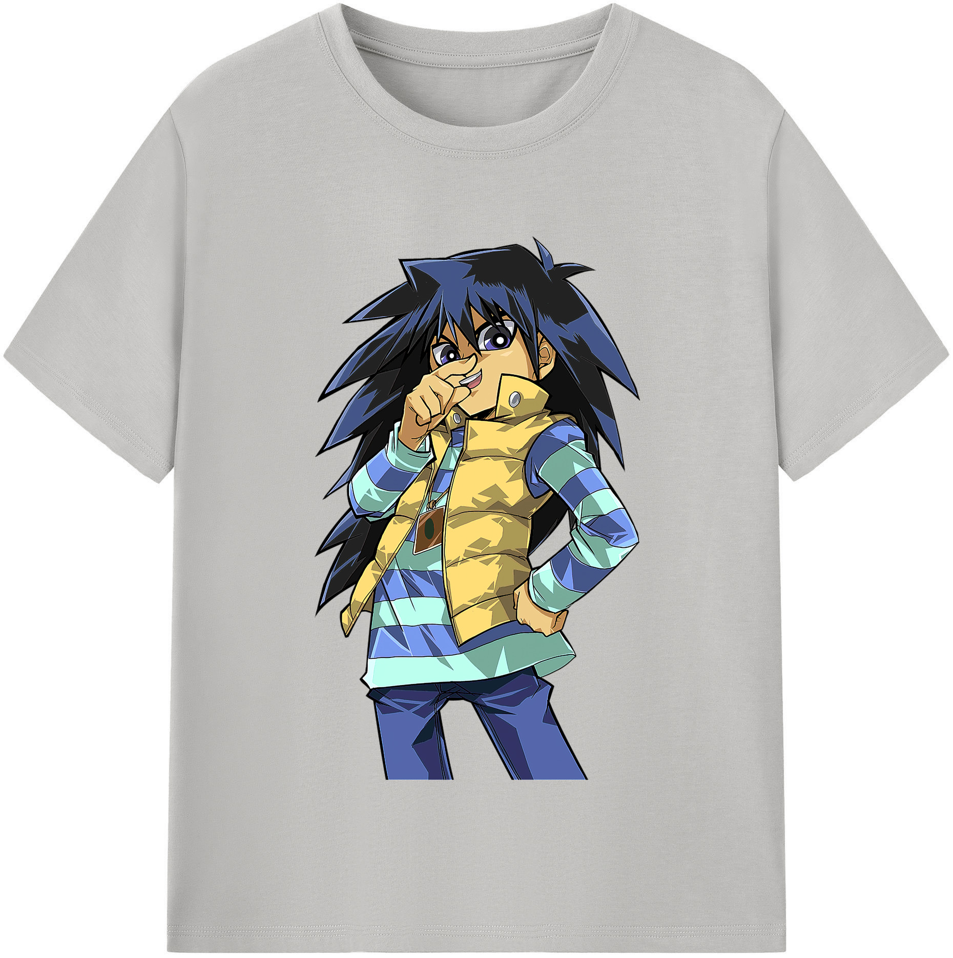 （画像用） 遊☆戯☆王 Yu-Gi-Oh! 綿100％半袖Tシャツ（フロントプリント）