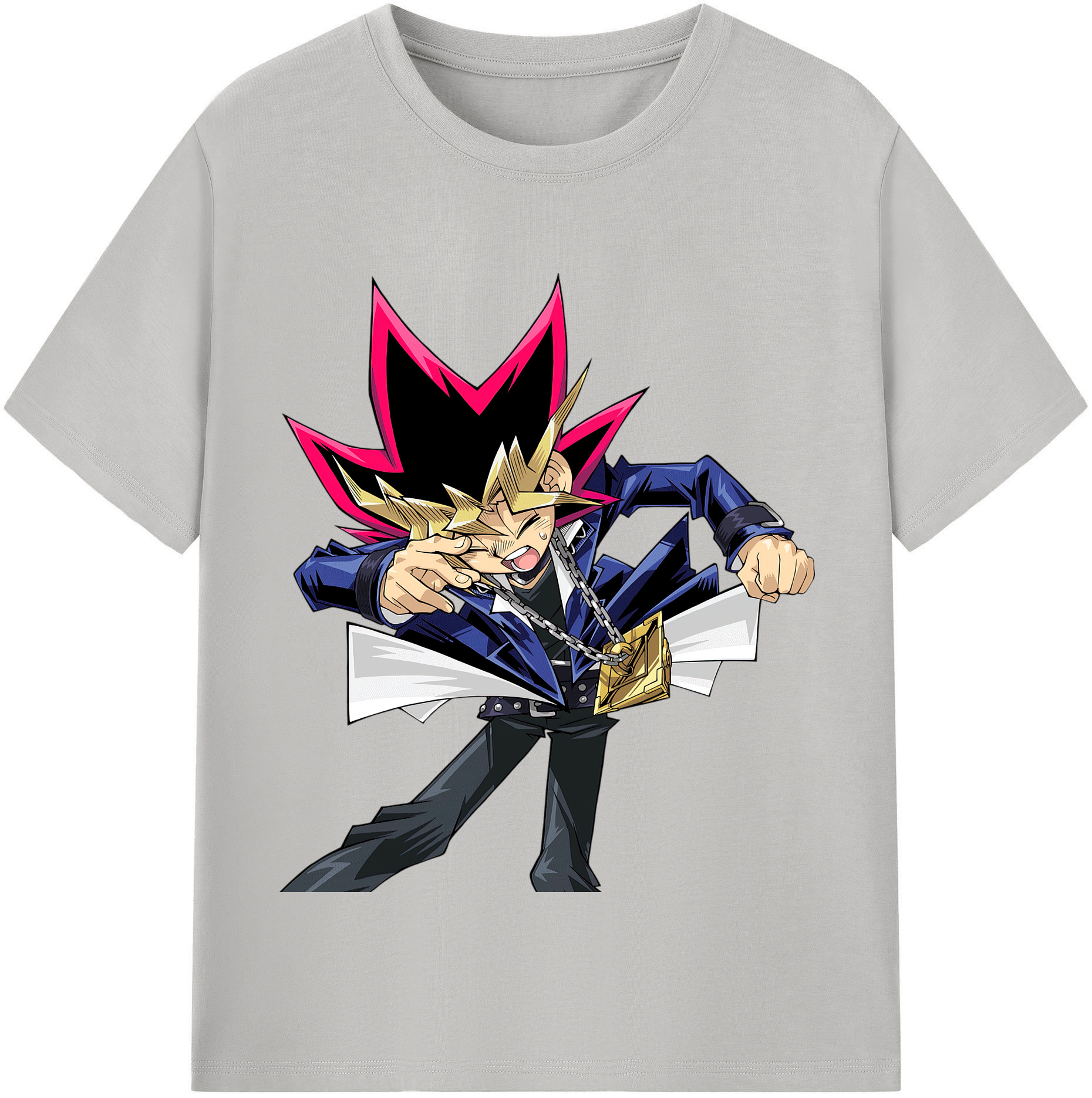 （画像用） 遊☆戯☆王 Yu-Gi-Oh! 綿100％半袖Tシャツ（フロントプリント）
