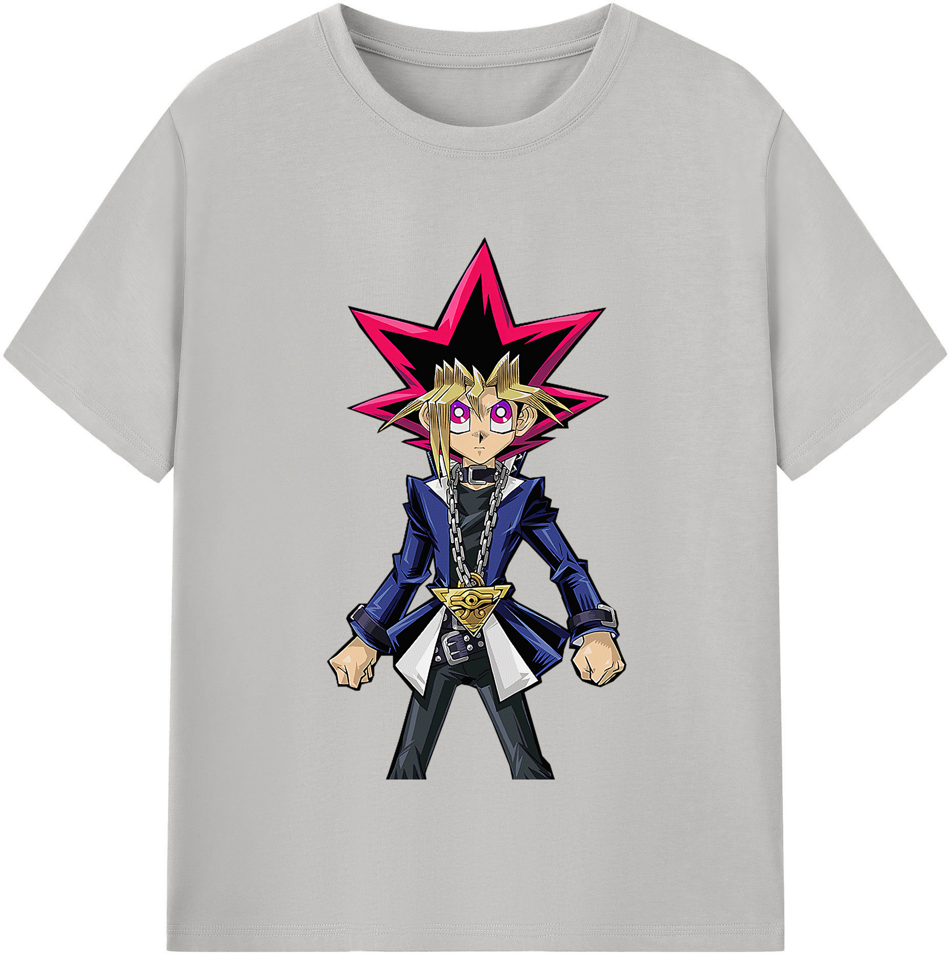 （画像用） 遊☆戯☆王 Yu-Gi-Oh! 綿100％半袖Tシャツ（フロントプリント）