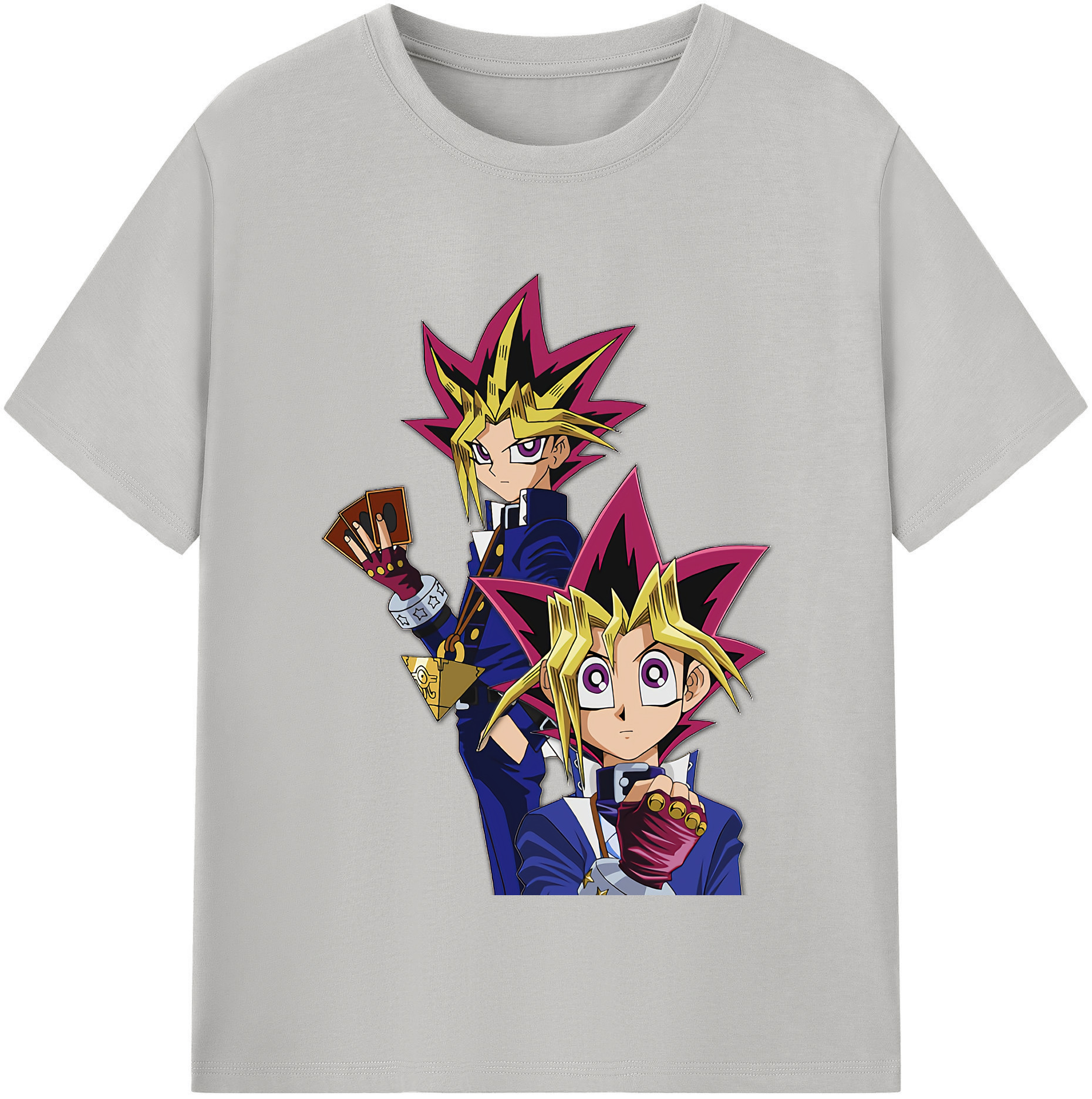 （画像用） 遊☆戯☆王 Yu-Gi-Oh! 綿100％半袖Tシャツ（フロントプリント）