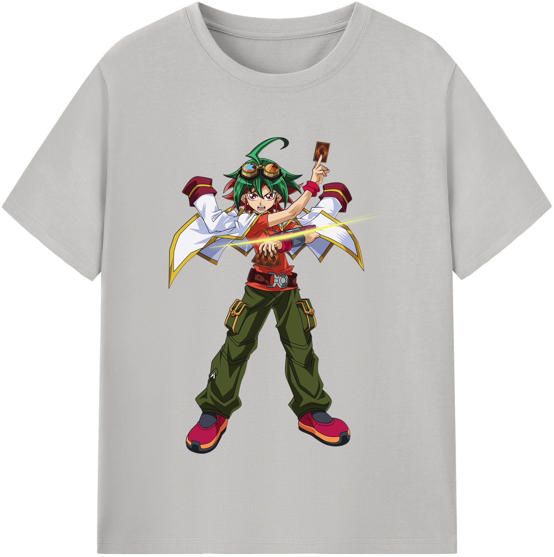 （画像用） 遊☆戯☆王 Yu-Gi-Oh! 綿100％半袖Tシャツ（フロントプリント）