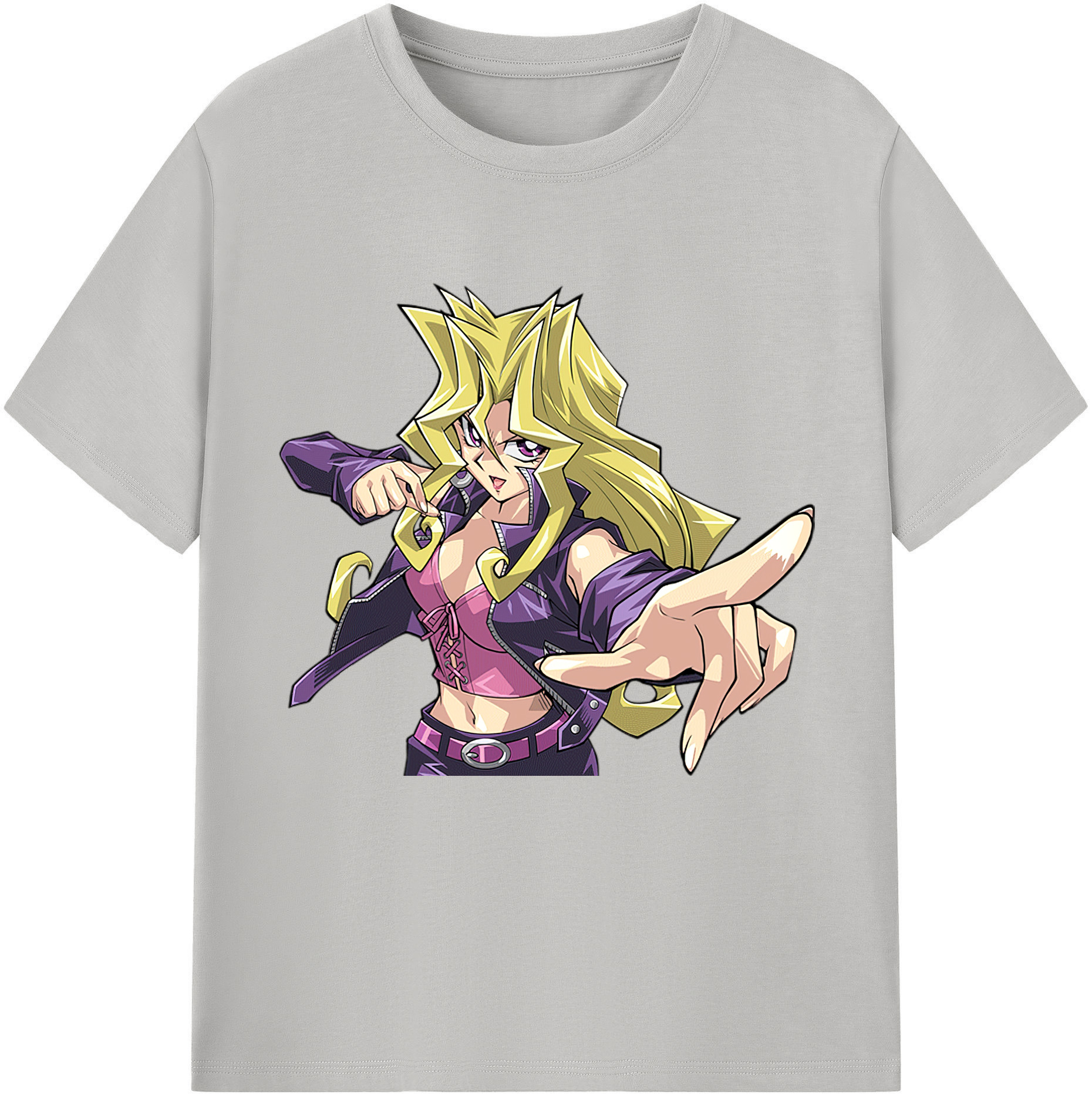 （画像用） 遊☆戯☆王 Yu-Gi-Oh! 綿100％半袖Tシャツ（フロントプリント）