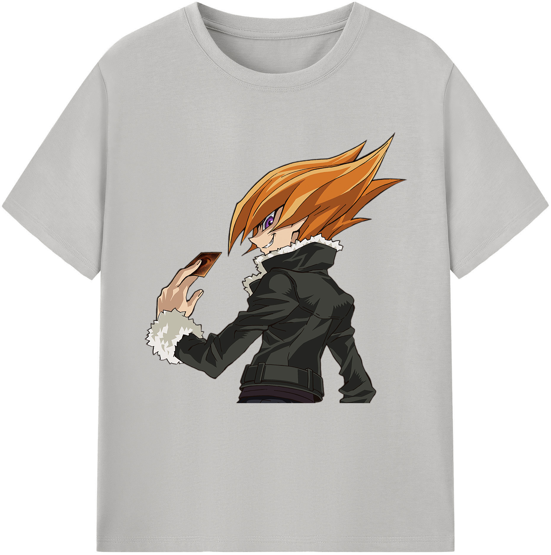 （画像用） 遊☆戯☆王 Yu-Gi-Oh! 綿100％半袖Tシャツ（フロントプリント）