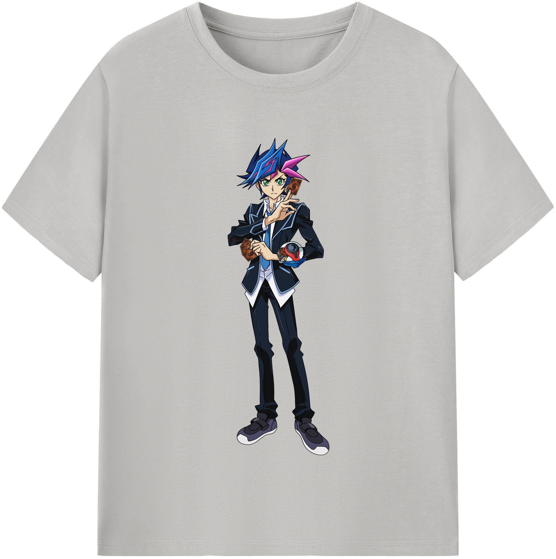 （画像用） 遊☆戯☆王 Yu-Gi-Oh! 綿100％半袖Tシャツ（フロントプリント）