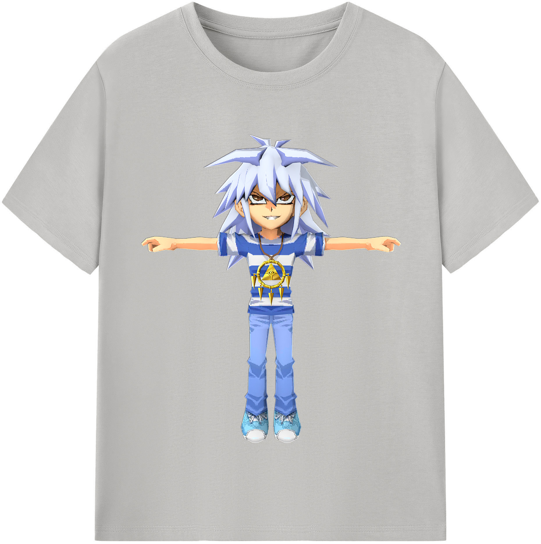 （画像用） 遊☆戯☆王 Yu-Gi-Oh! 綿100％半袖Tシャツ（フロントプリント）