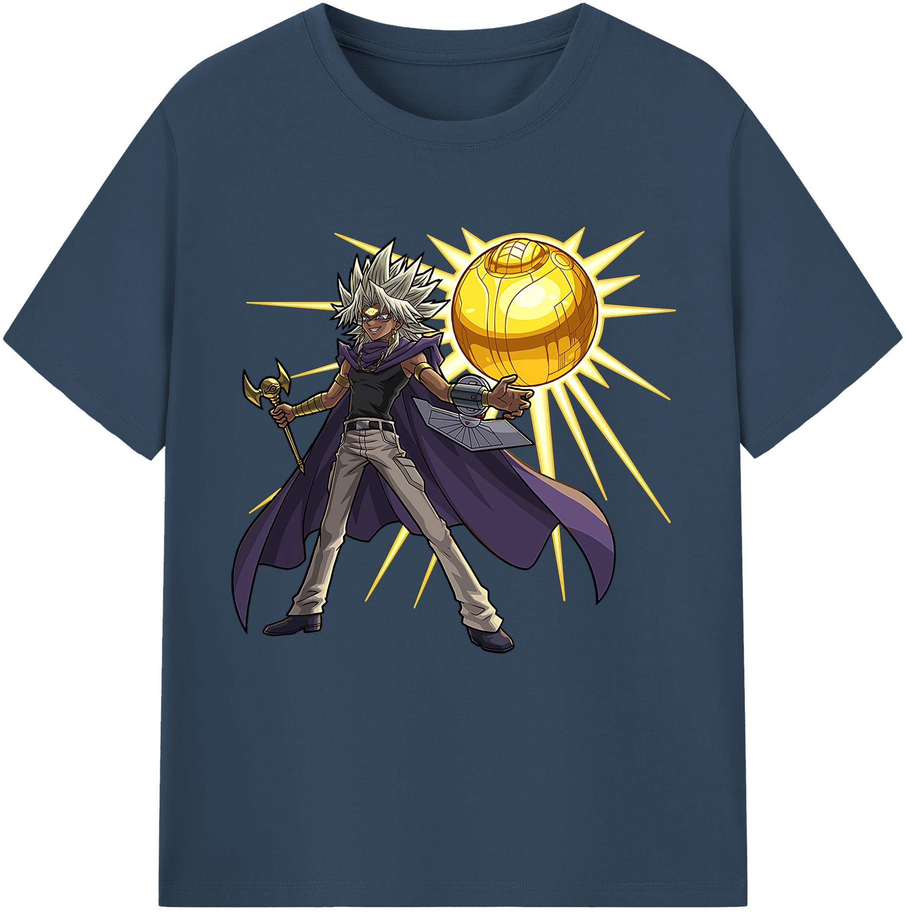 （画像用） 遊☆戯☆王 Yu-Gi-Oh! 綿100％半袖Tシャツ（フロントプリント）
