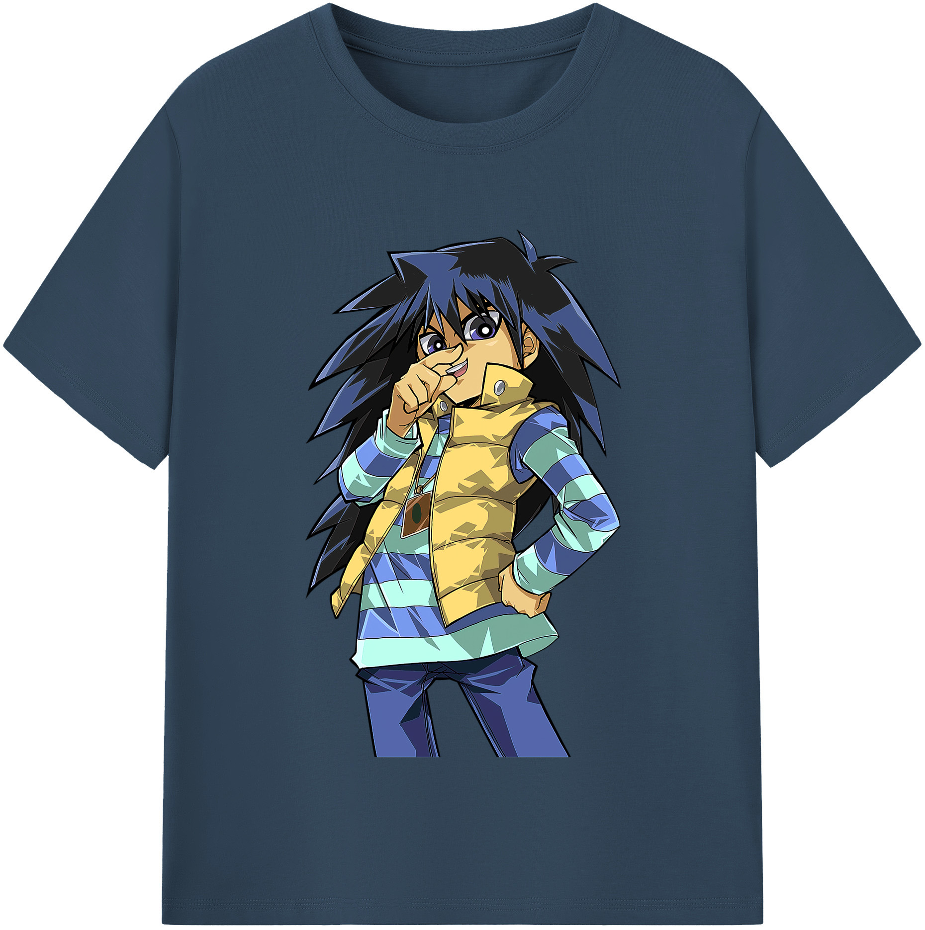 （画像用） 遊☆戯☆王 Yu-Gi-Oh! 綿100％半袖Tシャツ（フロントプリント）