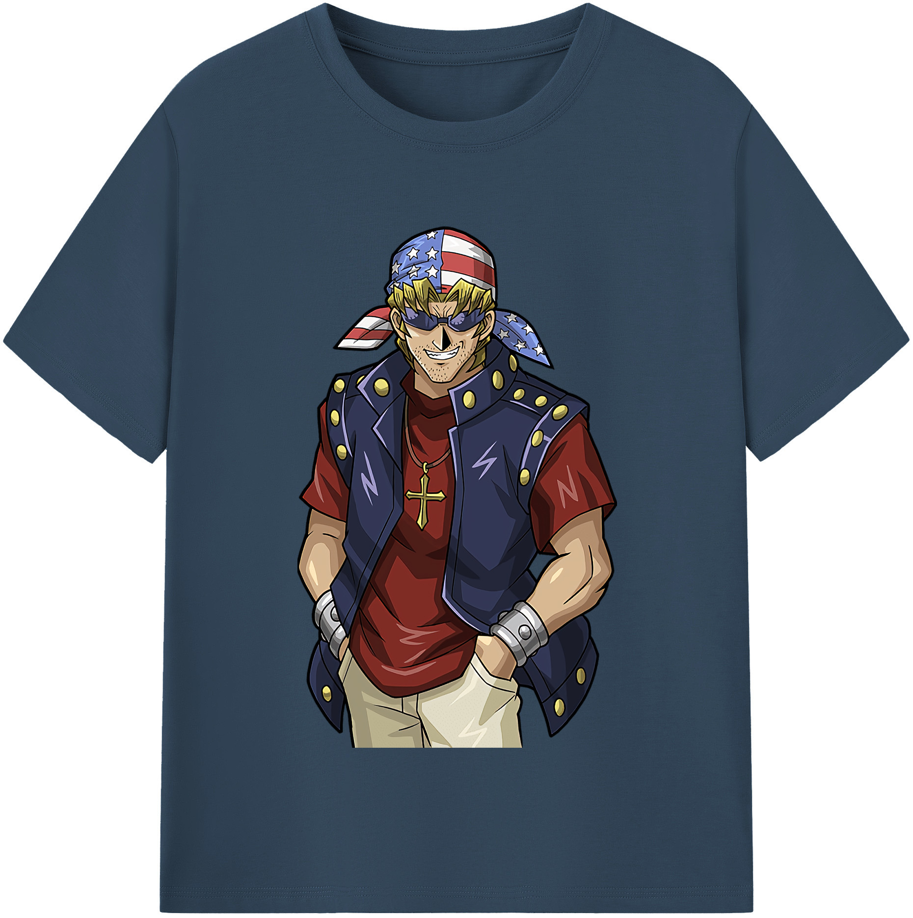 （画像用） 遊☆戯☆王 Yu-Gi-Oh! 綿100％半袖Tシャツ（フロントプリント）