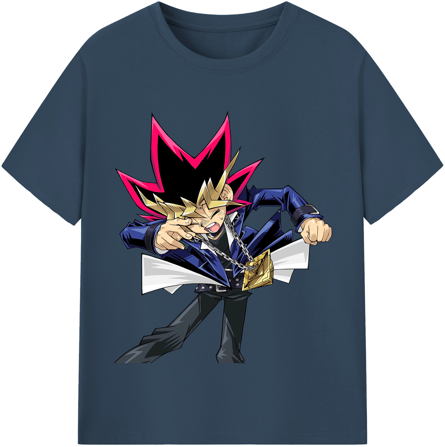 （画像用） 遊☆戯☆王 Yu-Gi-Oh! 綿100％半袖Tシャツ（フロントプリント）