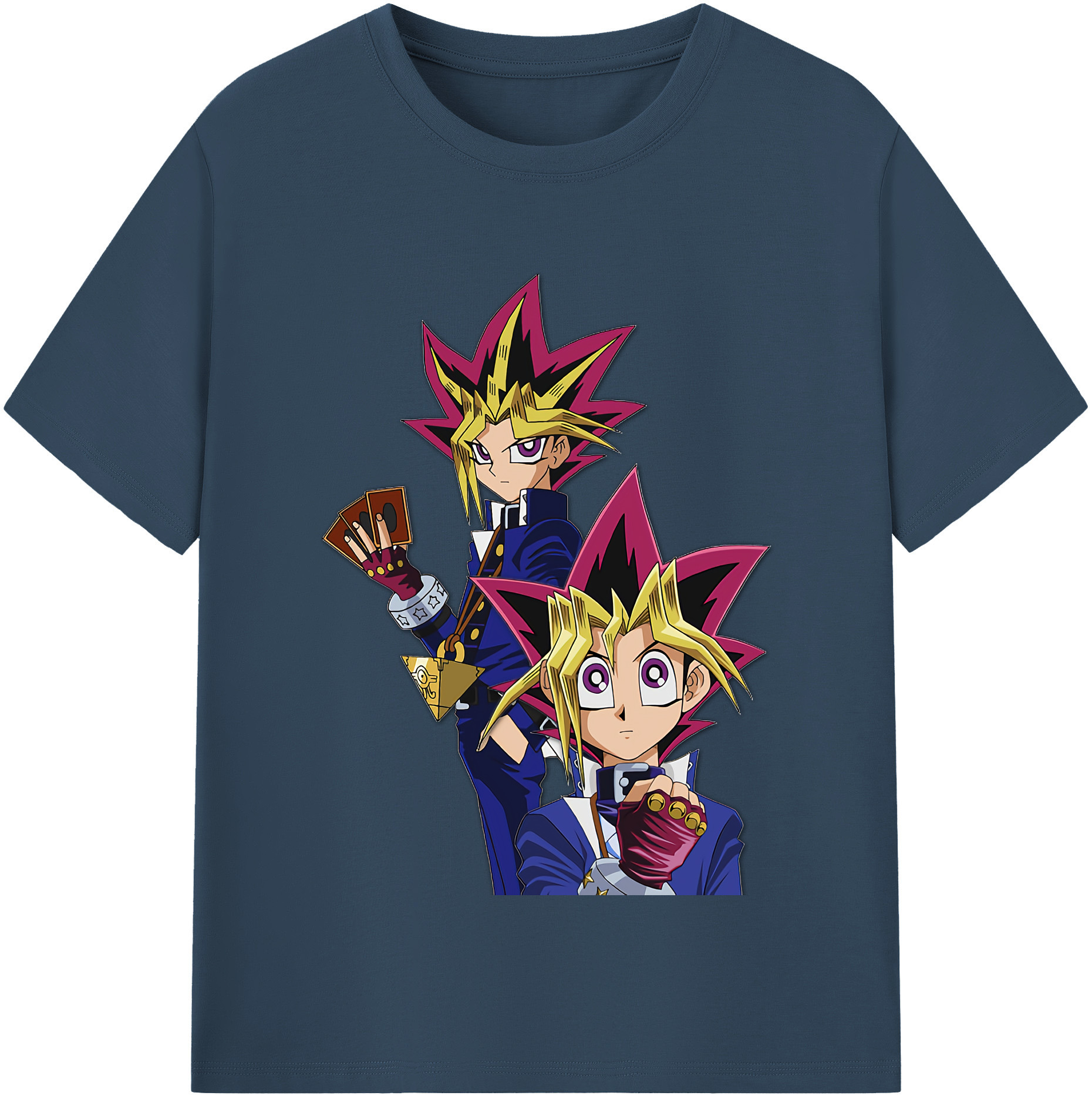 （画像用） 遊☆戯☆王 Yu-Gi-Oh! 綿100％半袖Tシャツ（フロントプリント）