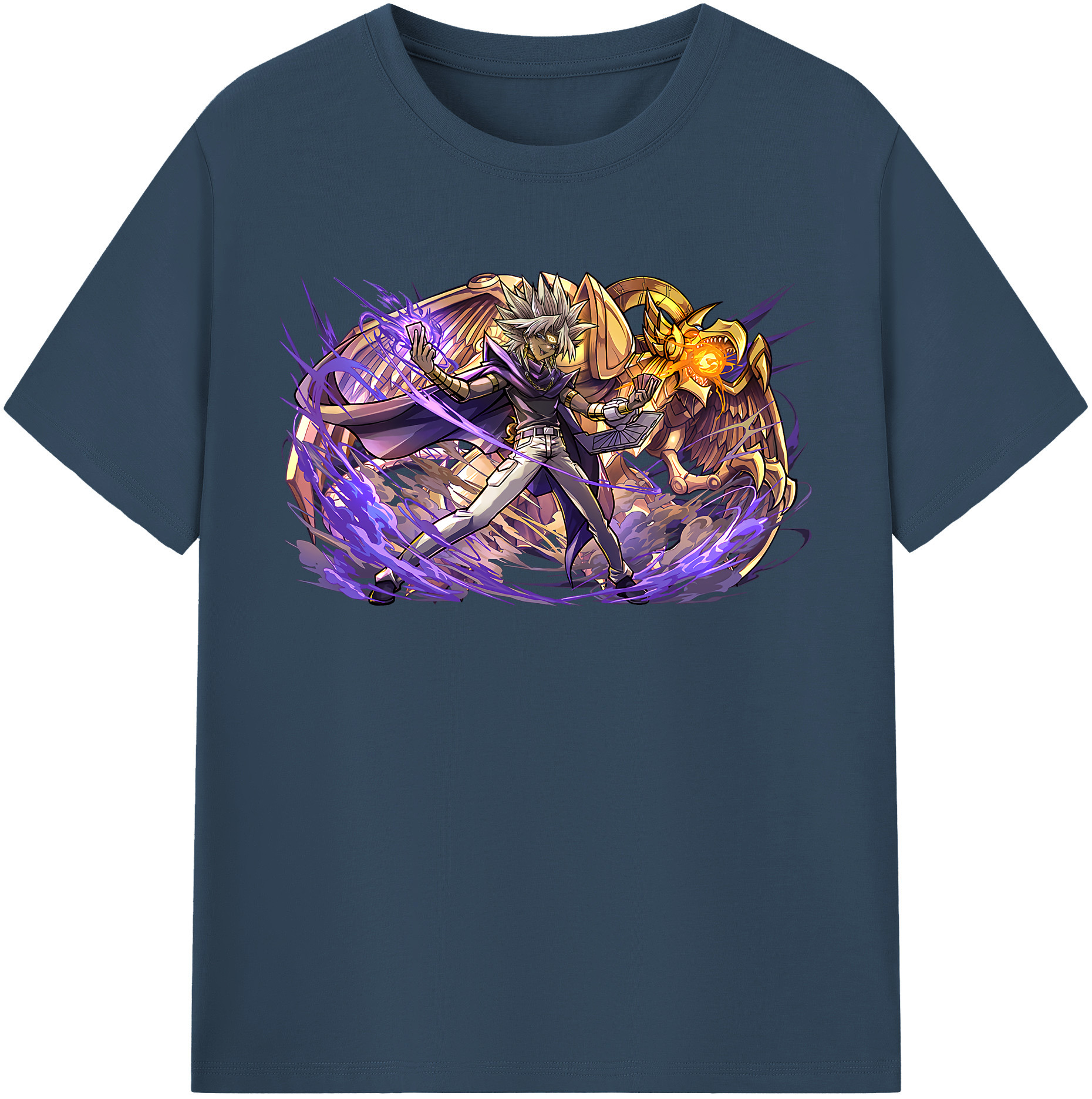 （画像用） 遊☆戯☆王 Yu-Gi-Oh! 綿100％半袖Tシャツ（フロントプリント）