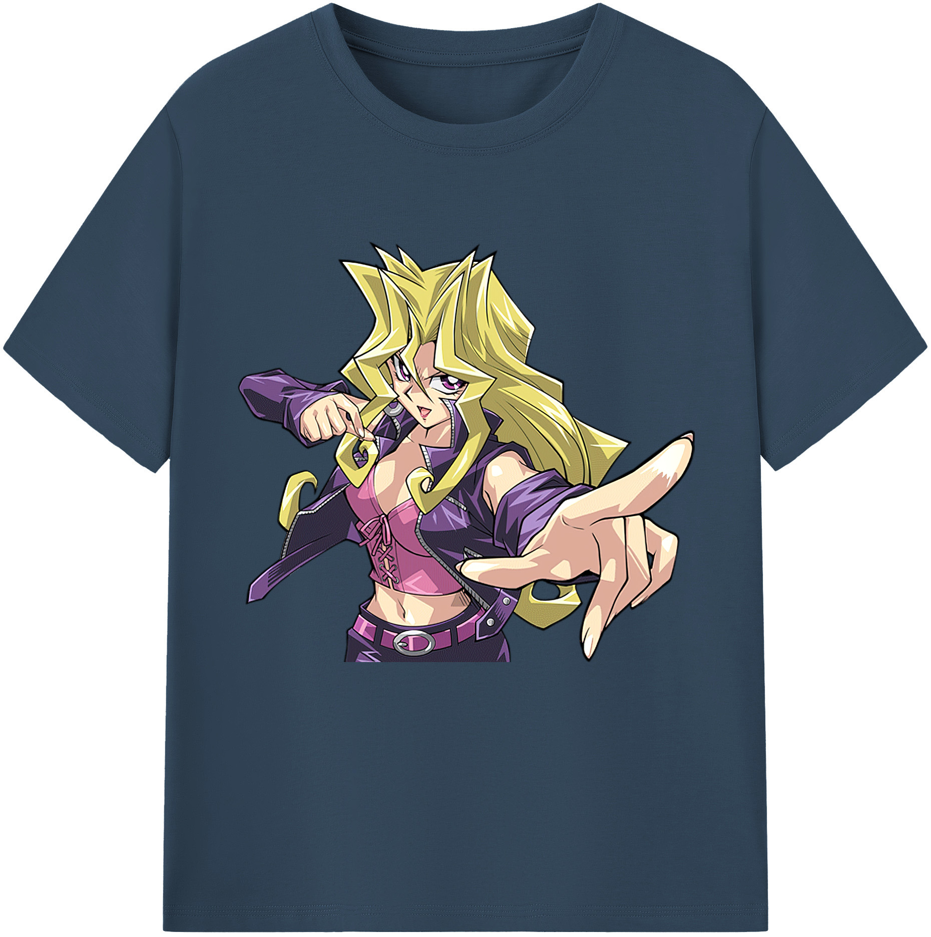 （画像用） 遊☆戯☆王 Yu-Gi-Oh! 綿100％半袖Tシャツ（フロントプリント）