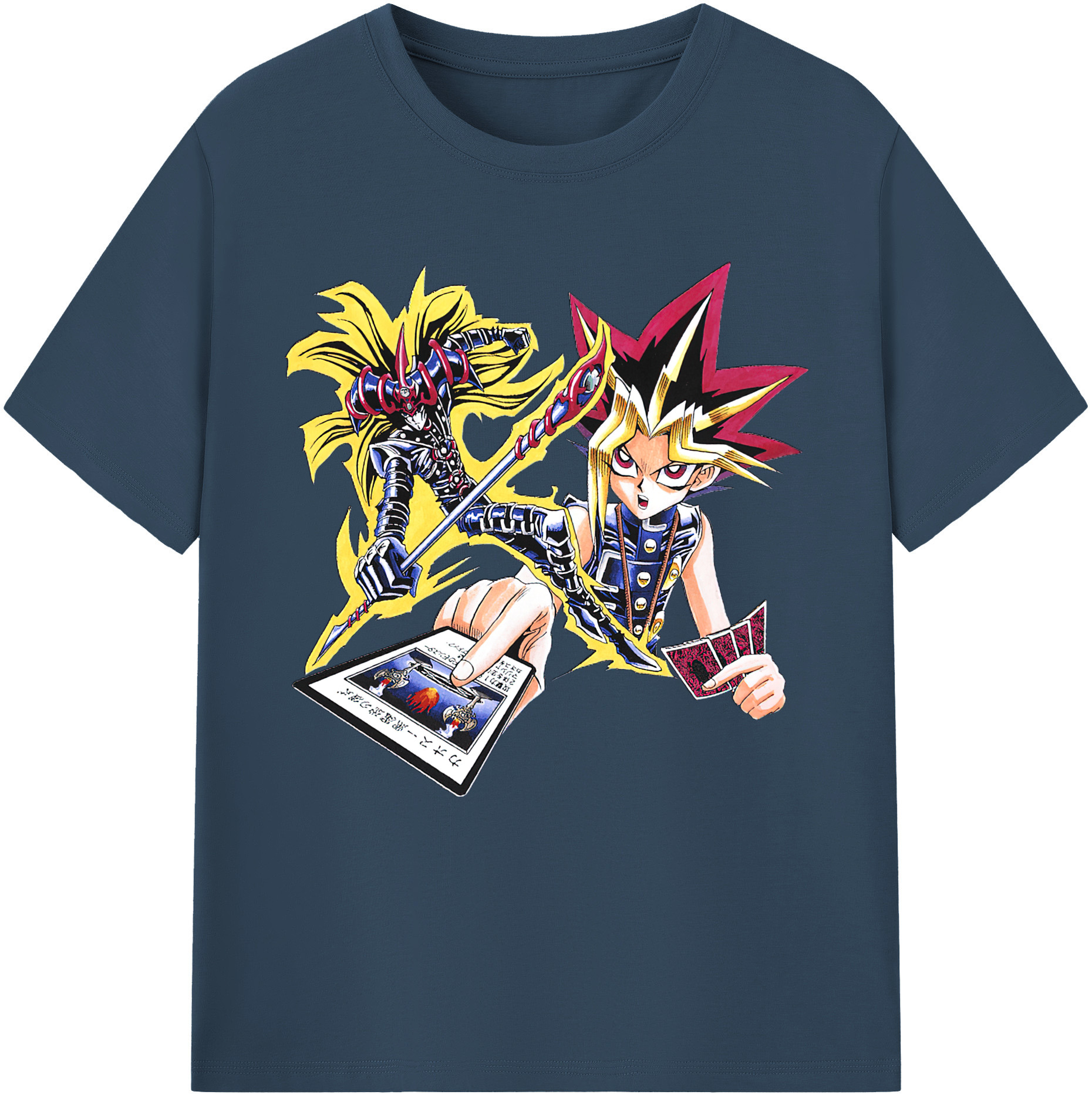 （画像用） 遊☆戯☆王 Yu-Gi-Oh! 綿100％半袖Tシャツ（フロントプリント）