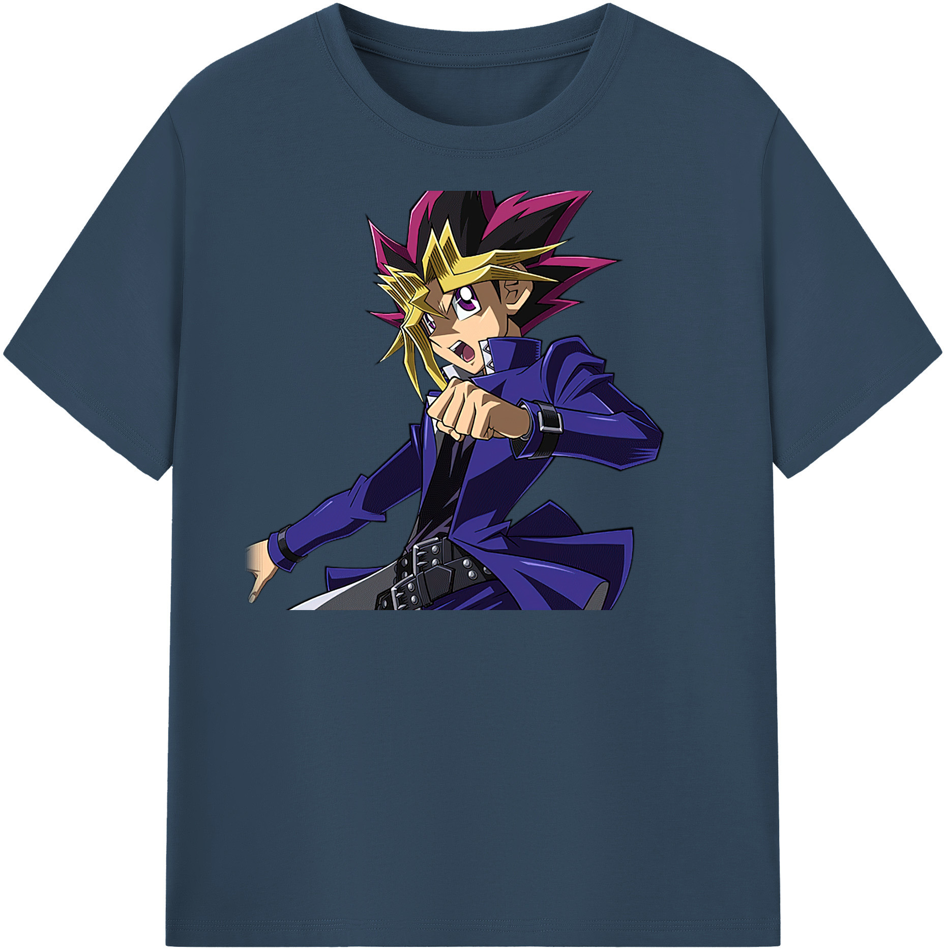 （画像用） 遊☆戯☆王 Yu-Gi-Oh! 綿100％半袖Tシャツ（フロントプリント）