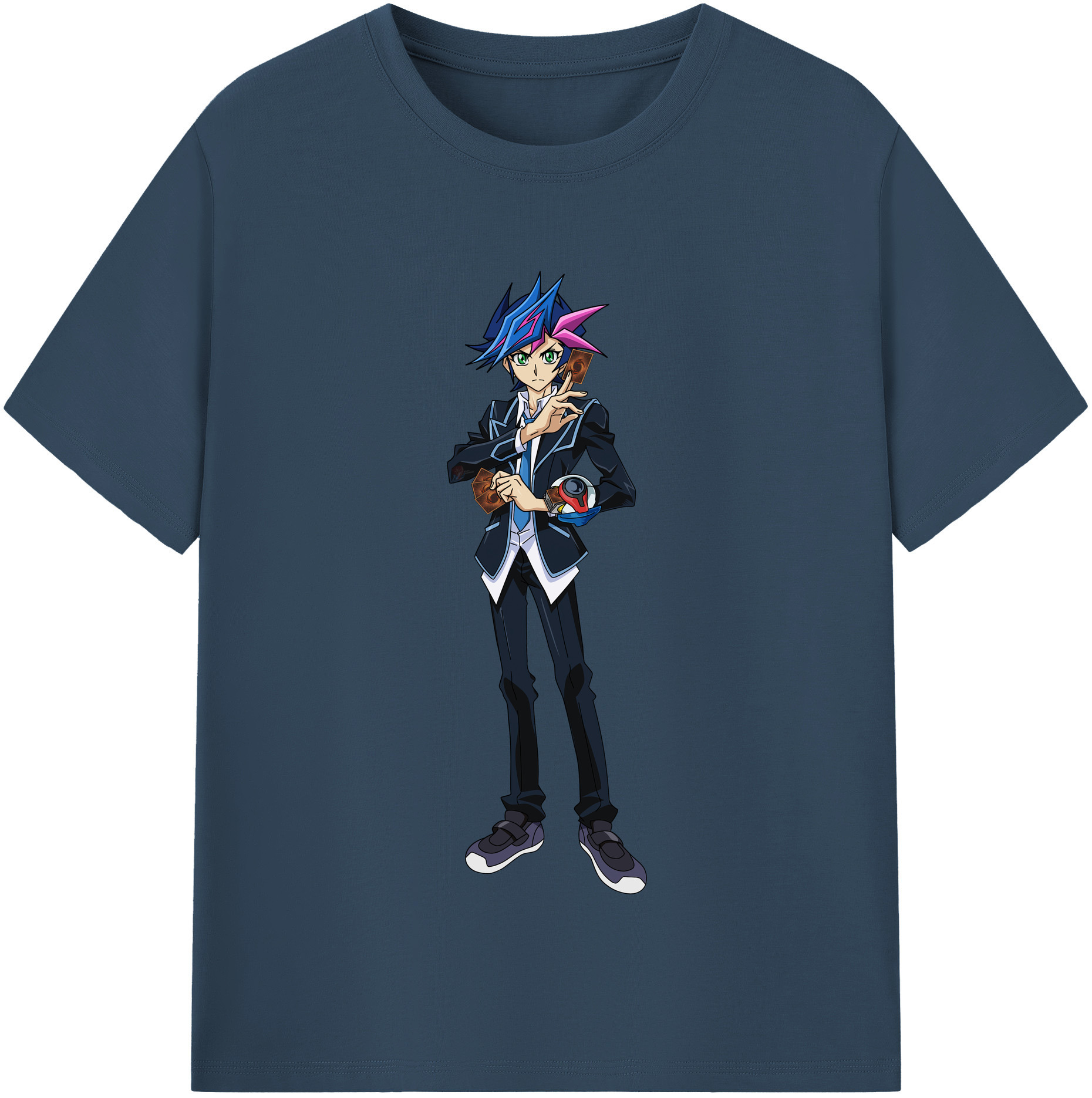 （画像用） 遊☆戯☆王 Yu-Gi-Oh! 綿100％半袖Tシャツ（フロントプリント）