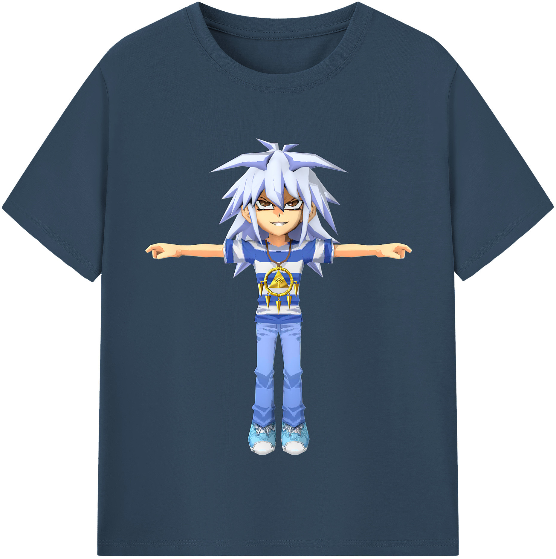 （画像用） 遊☆戯☆王 Yu-Gi-Oh! 綿100％半袖Tシャツ（フロントプリント）