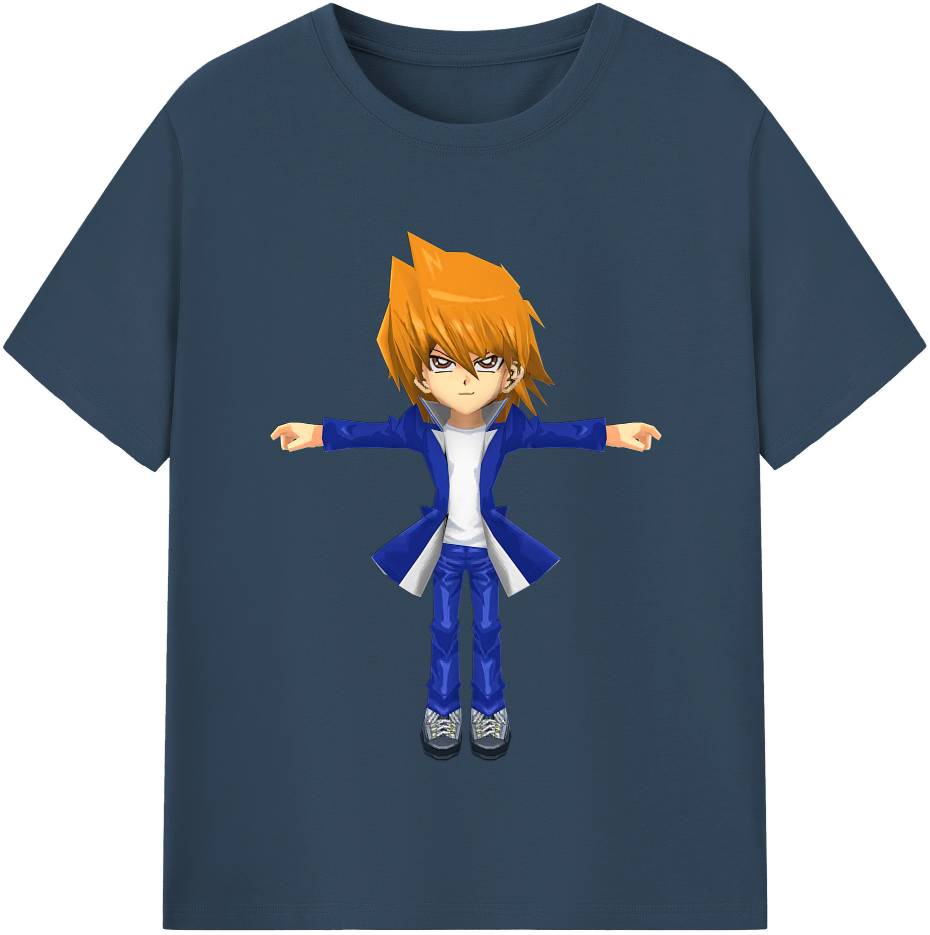 （画像用） 遊☆戯☆王 Yu-Gi-Oh! 綿100％半袖Tシャツ（フロントプリント）