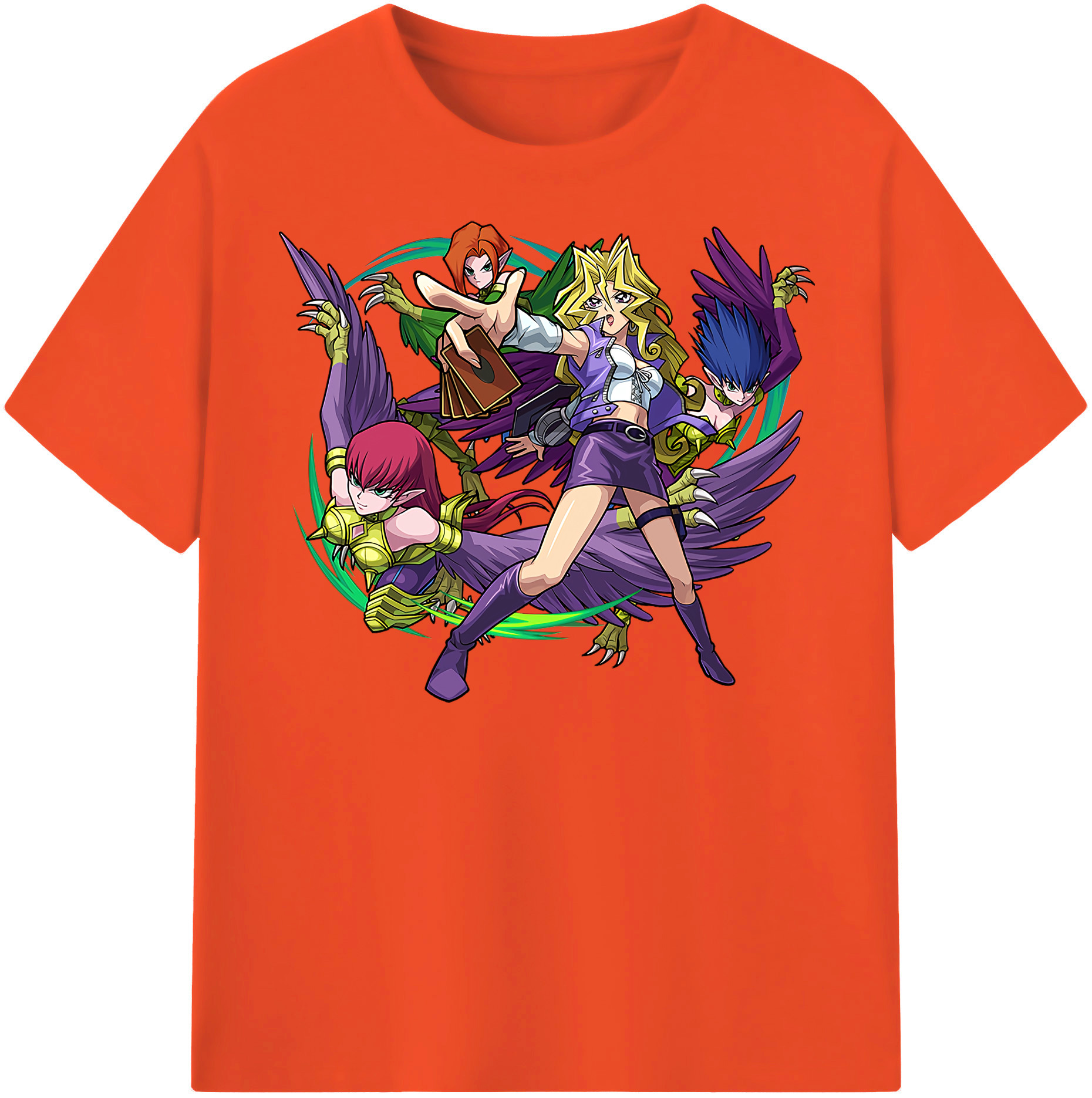 （画像用） 遊☆戯☆王 Yu-Gi-Oh! 綿100％半袖Tシャツ（フロントプリント）