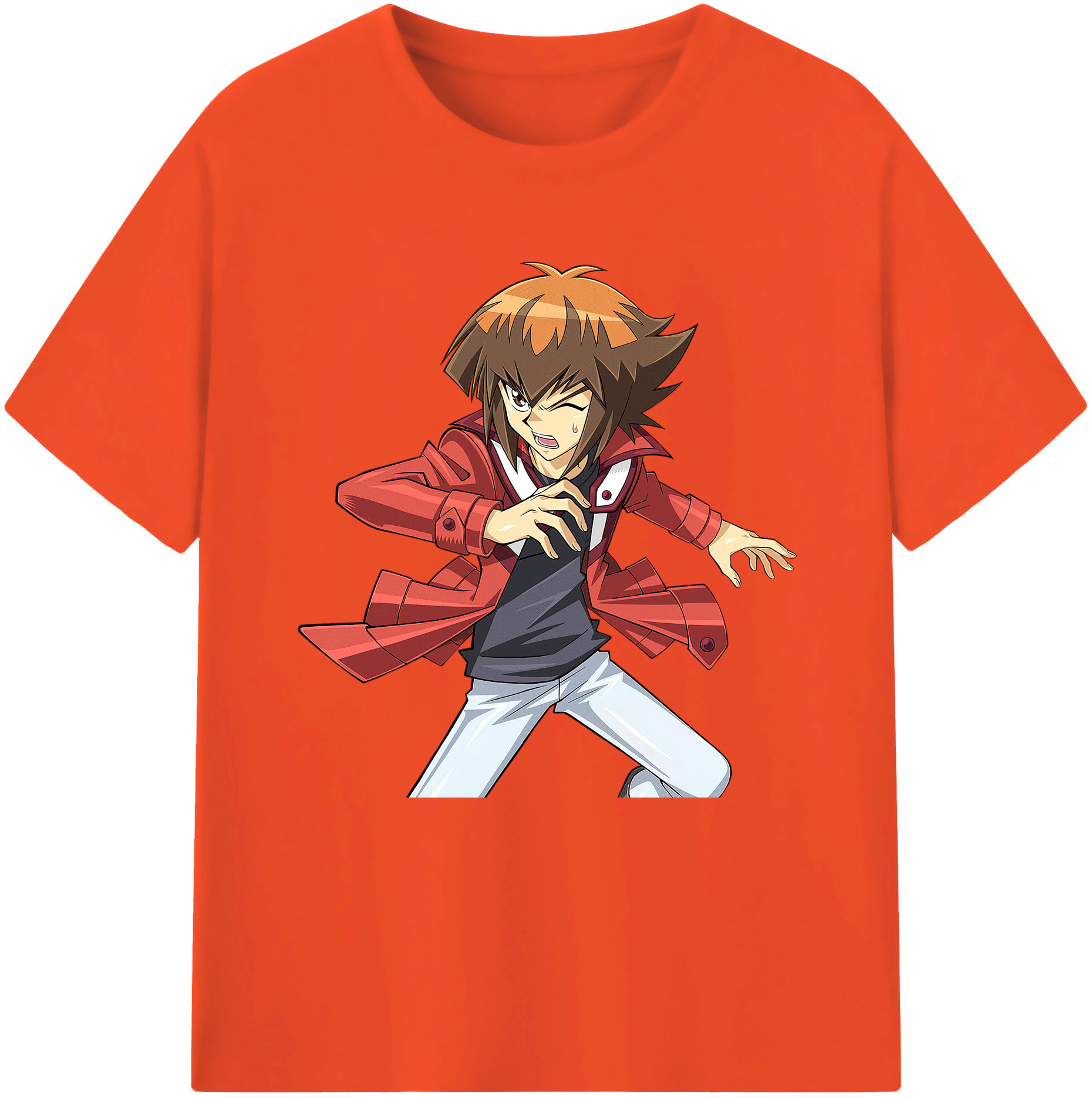 （画像用） 遊☆戯☆王 Yu-Gi-Oh! 綿100％半袖Tシャツ（フロントプリント）