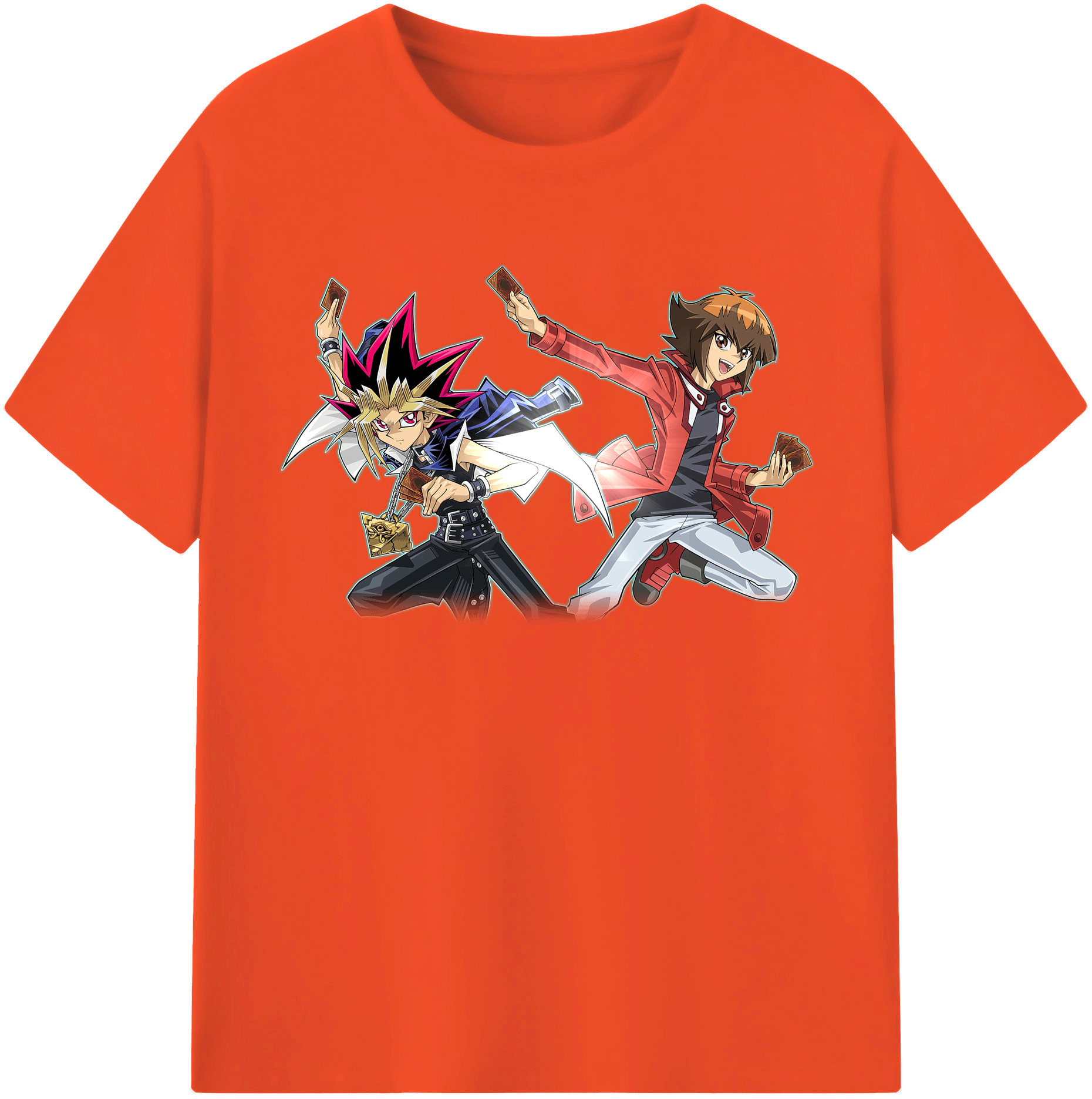 （画像用） 遊☆戯☆王 Yu-Gi-Oh! 綿100％半袖Tシャツ（フロントプリント）
