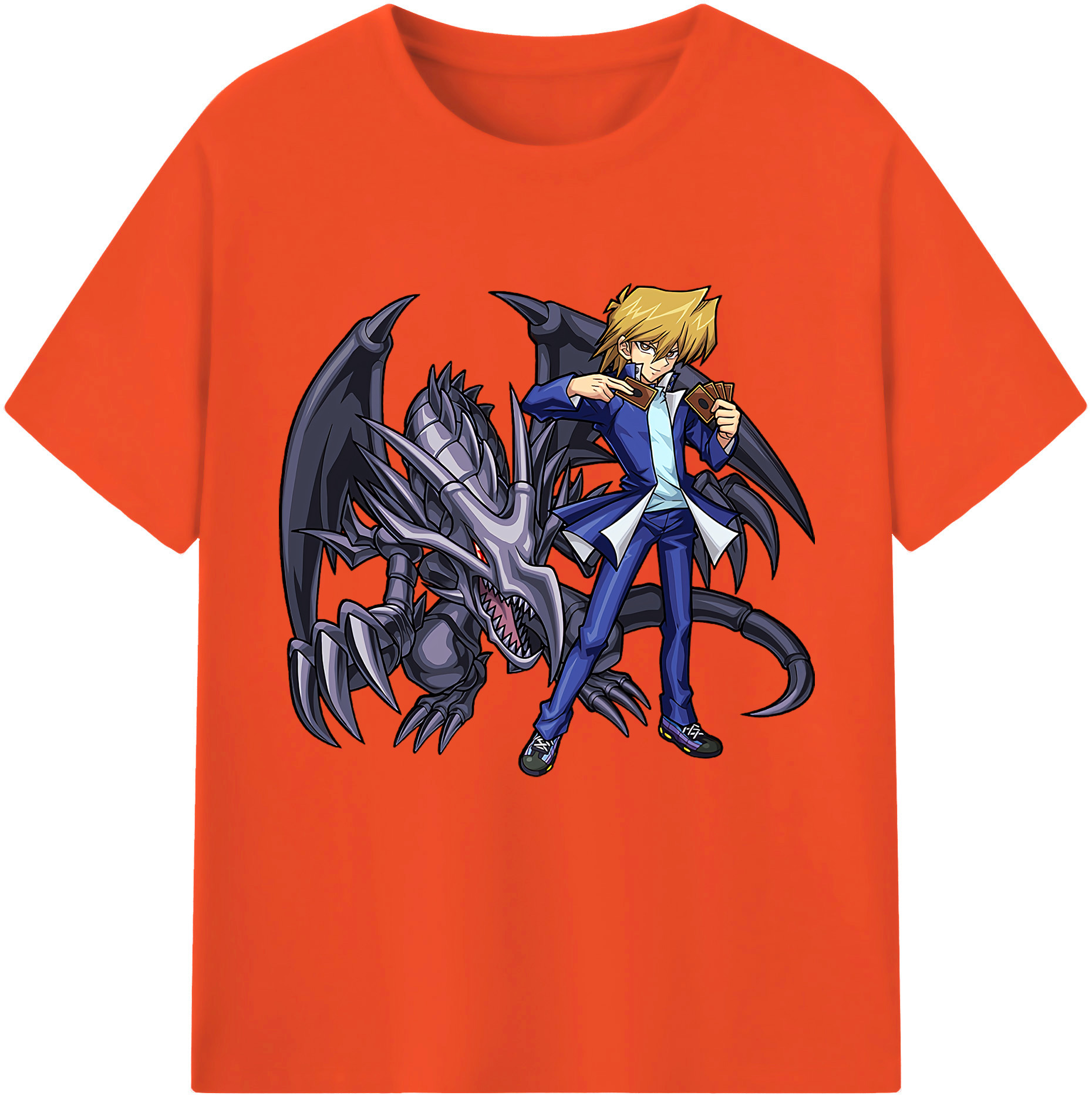 （画像用） 遊☆戯☆王 Yu-Gi-Oh! 綿100％半袖Tシャツ（フロントプリント）