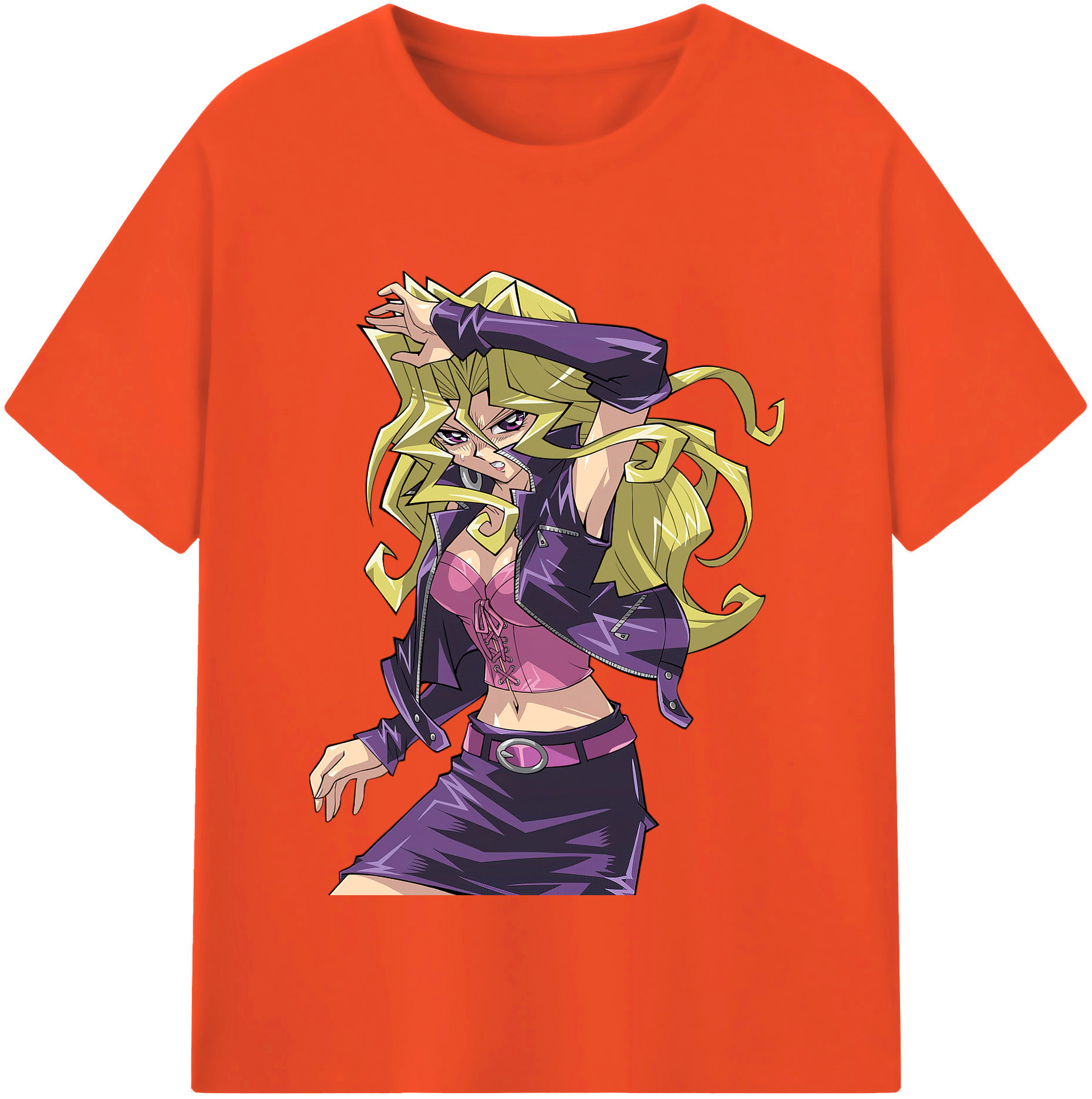 （画像用） 遊☆戯☆王 Yu-Gi-Oh! 綿100％半袖Tシャツ（フロントプリント）
