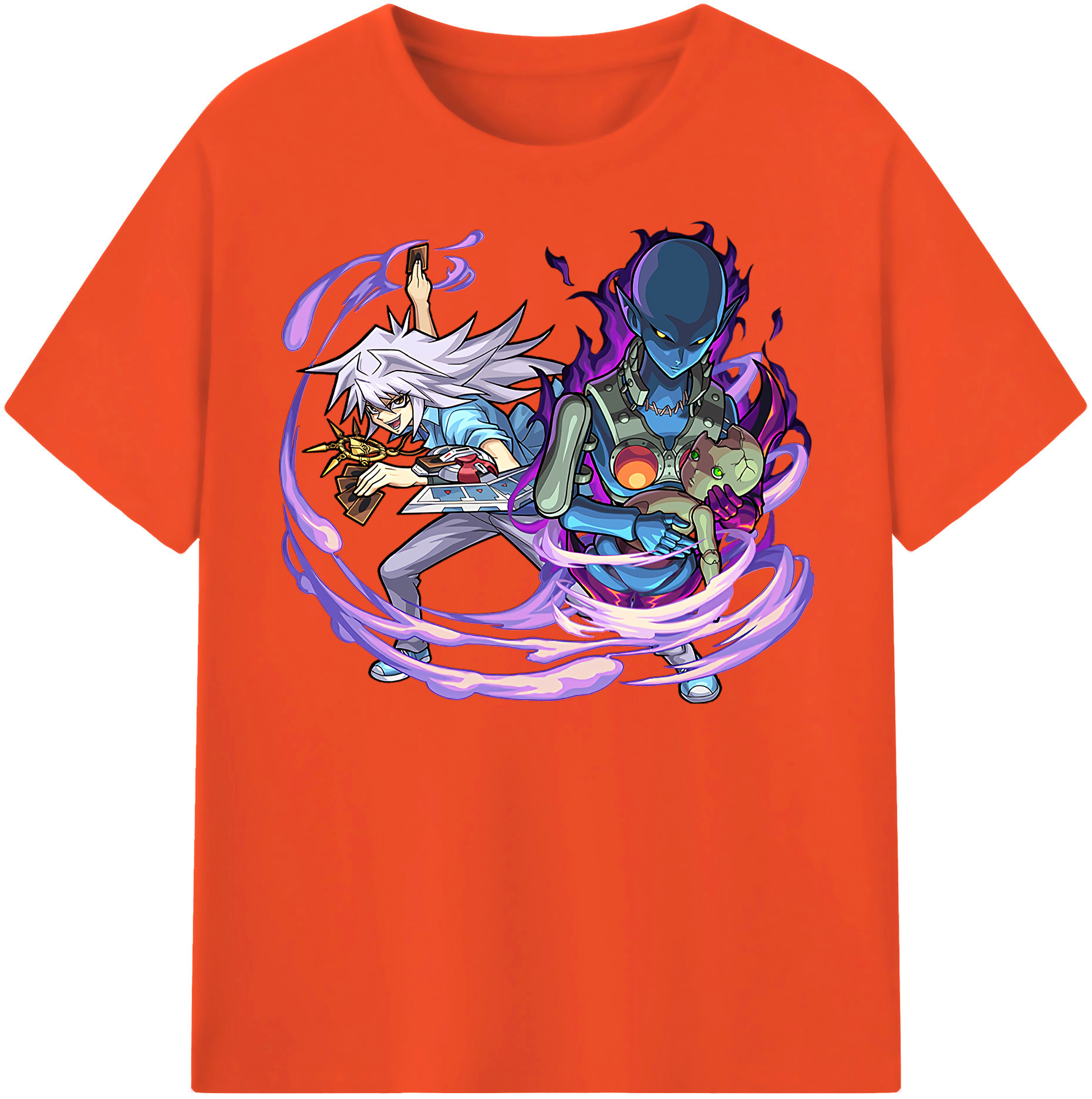 （画像用） 遊☆戯☆王 Yu-Gi-Oh! 綿100％半袖Tシャツ（フロントプリント）