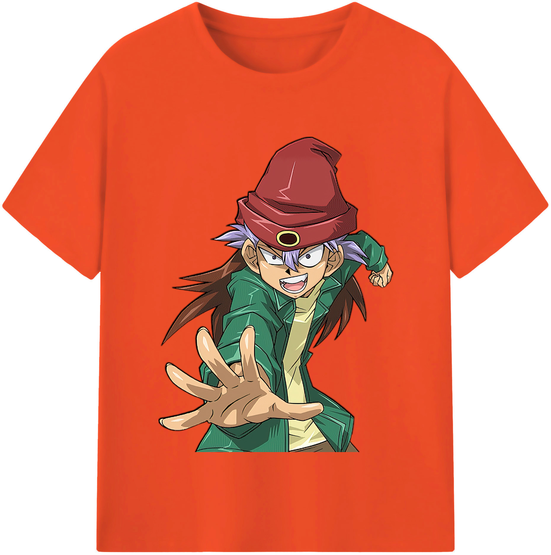（画像用） 遊☆戯☆王 Yu-Gi-Oh! 綿100％半袖Tシャツ（フロントプリント）