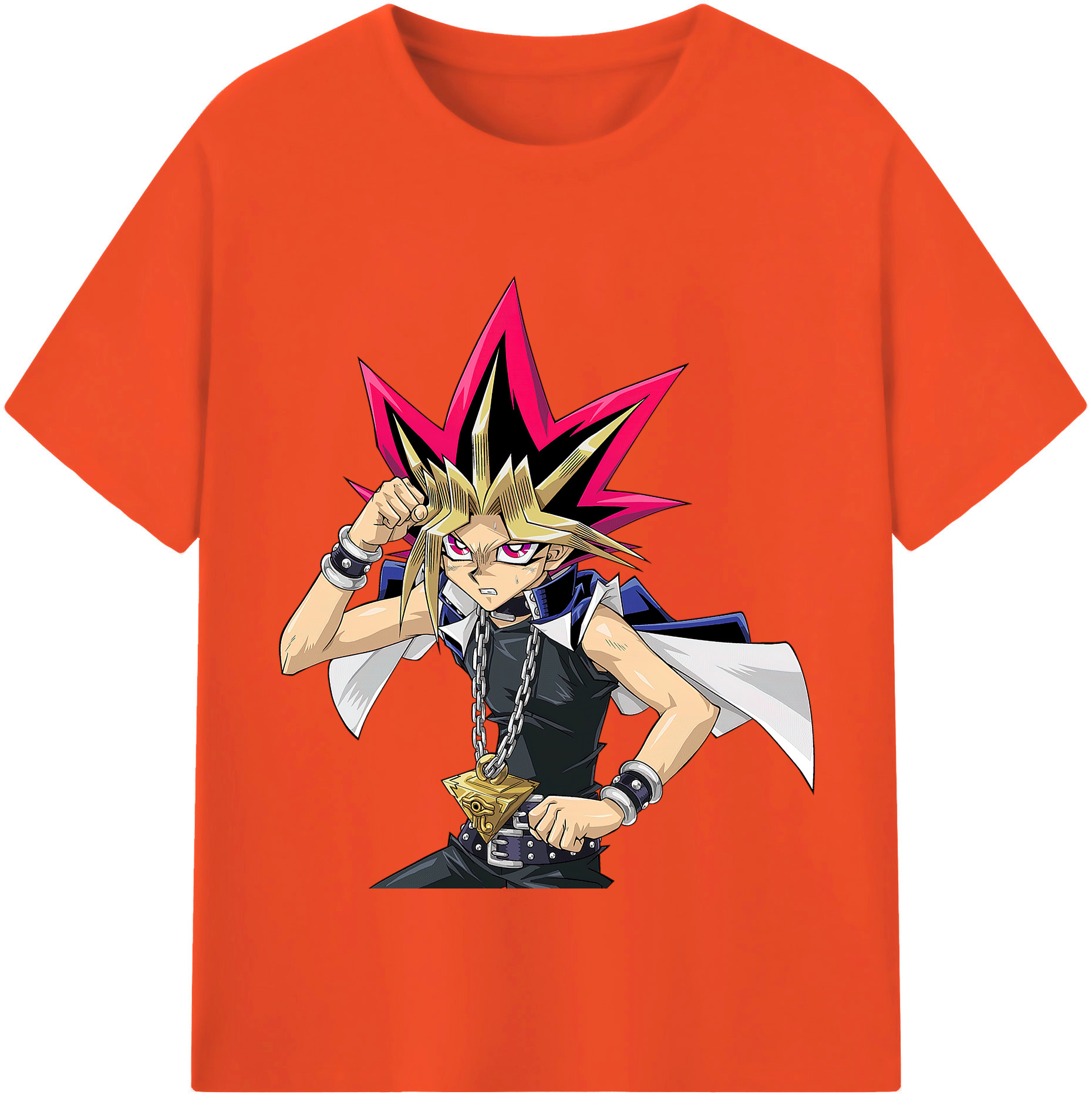 （画像用） 遊☆戯☆王 Yu-Gi-Oh! 綿100％半袖Tシャツ（フロントプリント）