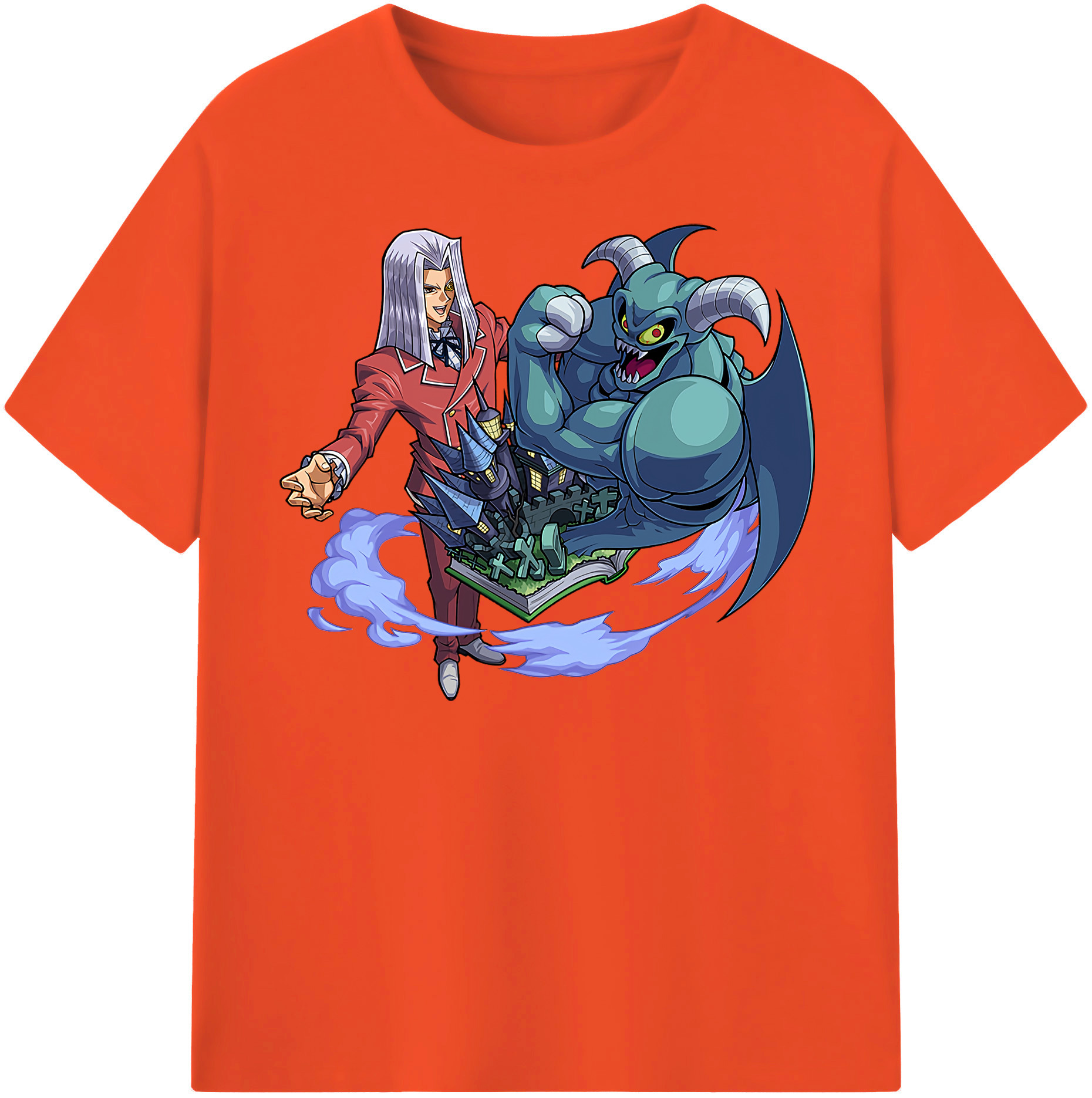 （画像用） 遊☆戯☆王 Yu-Gi-Oh! 綿100％半袖Tシャツ（フロントプリント）