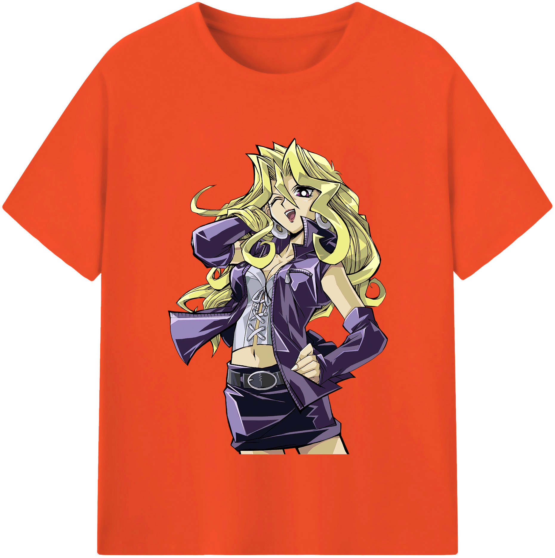 （画像用） 遊☆戯☆王 Yu-Gi-Oh! 綿100％半袖Tシャツ（フロントプリント）