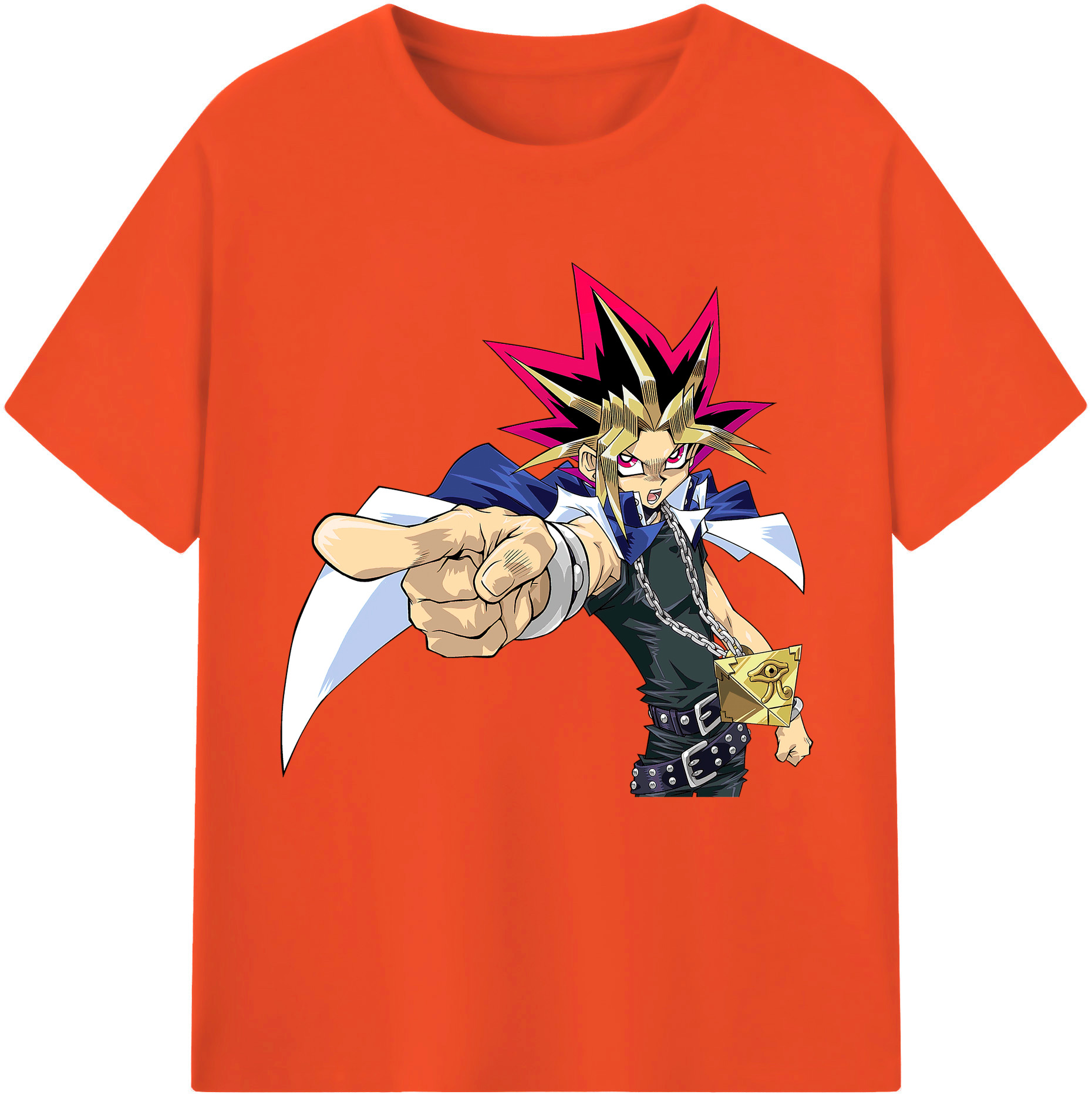 （画像用） 遊☆戯☆王 Yu-Gi-Oh! 綿100％半袖Tシャツ（フロントプリント）