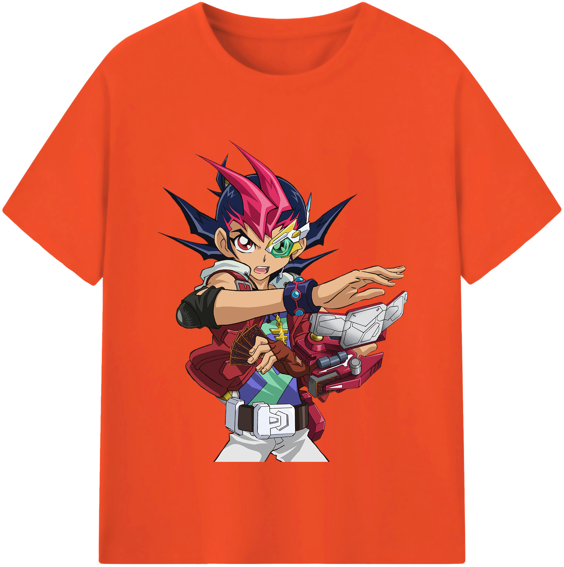 （画像用） 遊☆戯☆王 Yu-Gi-Oh! 綿100％半袖Tシャツ（フロントプリント）