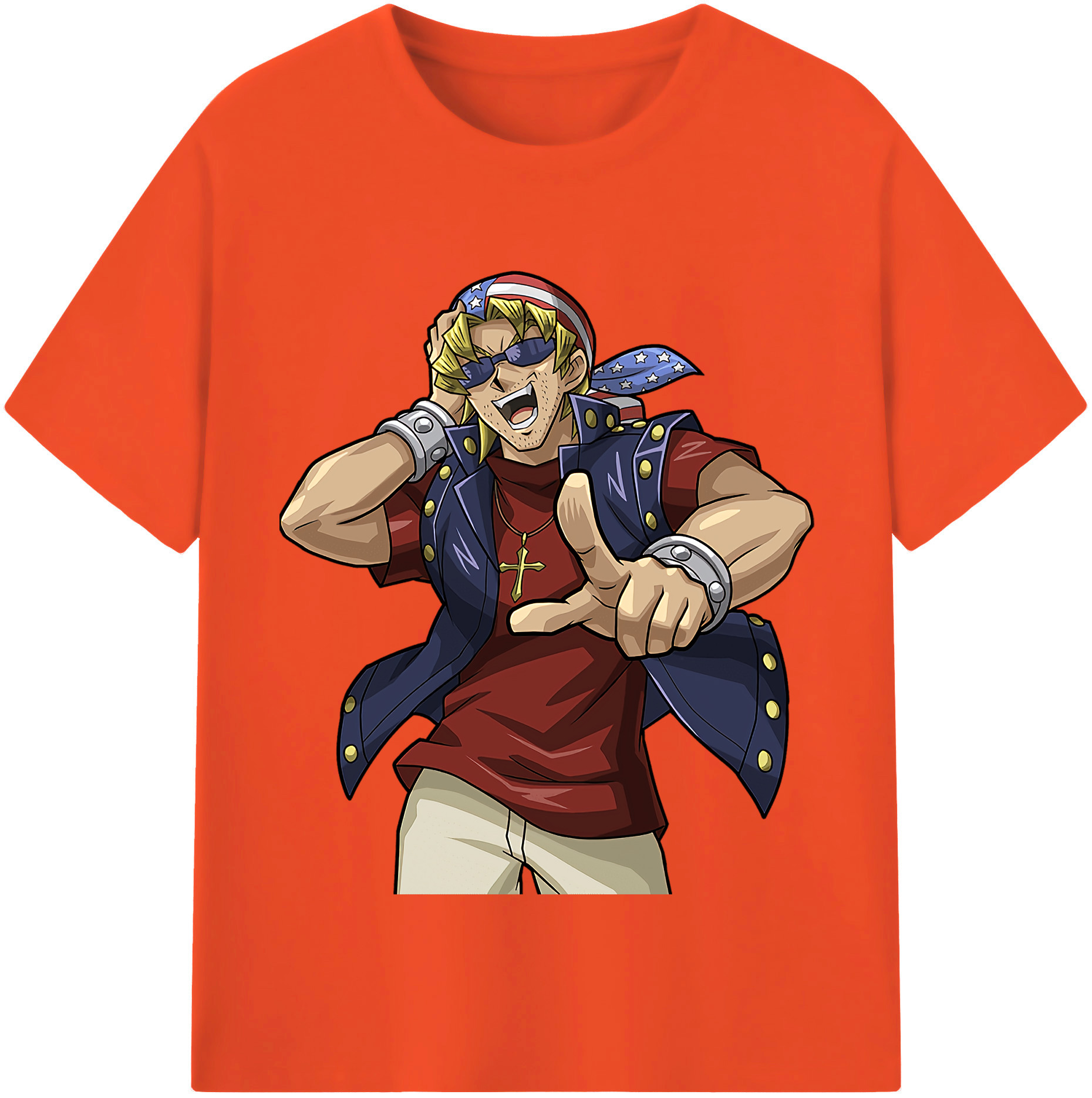 （画像用） 遊☆戯☆王 Yu-Gi-Oh! 綿100％半袖Tシャツ（フロントプリント）