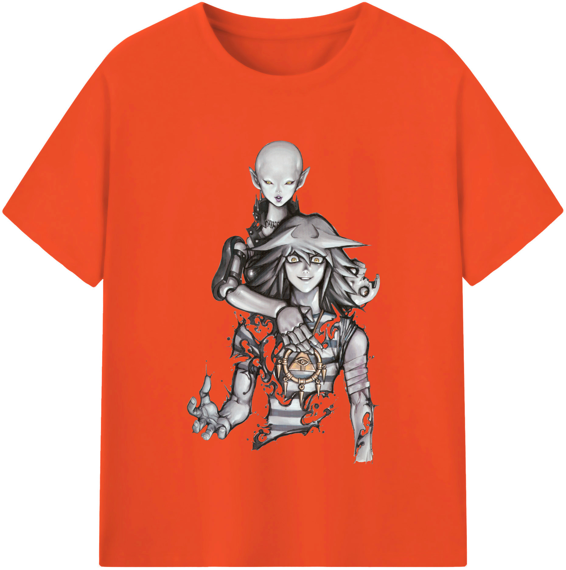 （画像用） 遊☆戯☆王 Yu-Gi-Oh! 綿100％半袖Tシャツ（フロントプリント）