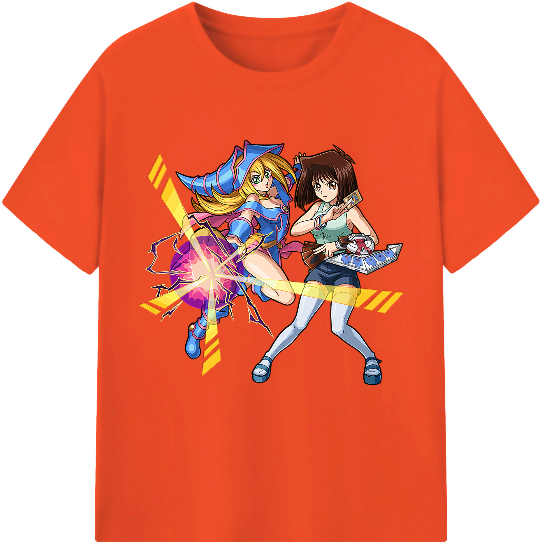（画像用） 遊☆戯☆王 Yu-Gi-Oh! 綿100％半袖Tシャツ（フロントプリント）