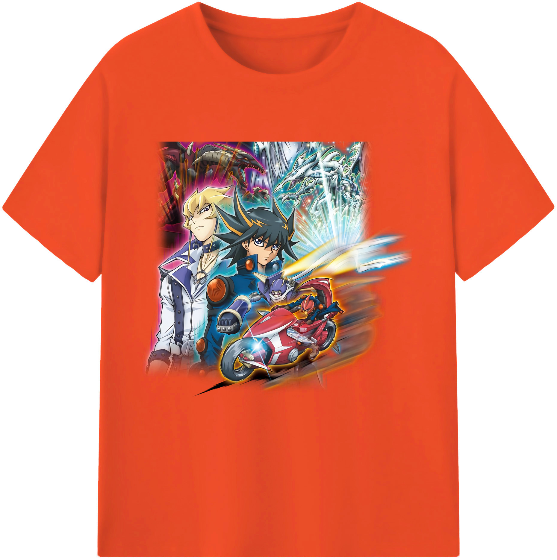 （画像用） 遊☆戯☆王 Yu-Gi-Oh! 綿100％半袖Tシャツ（フロントプリント）