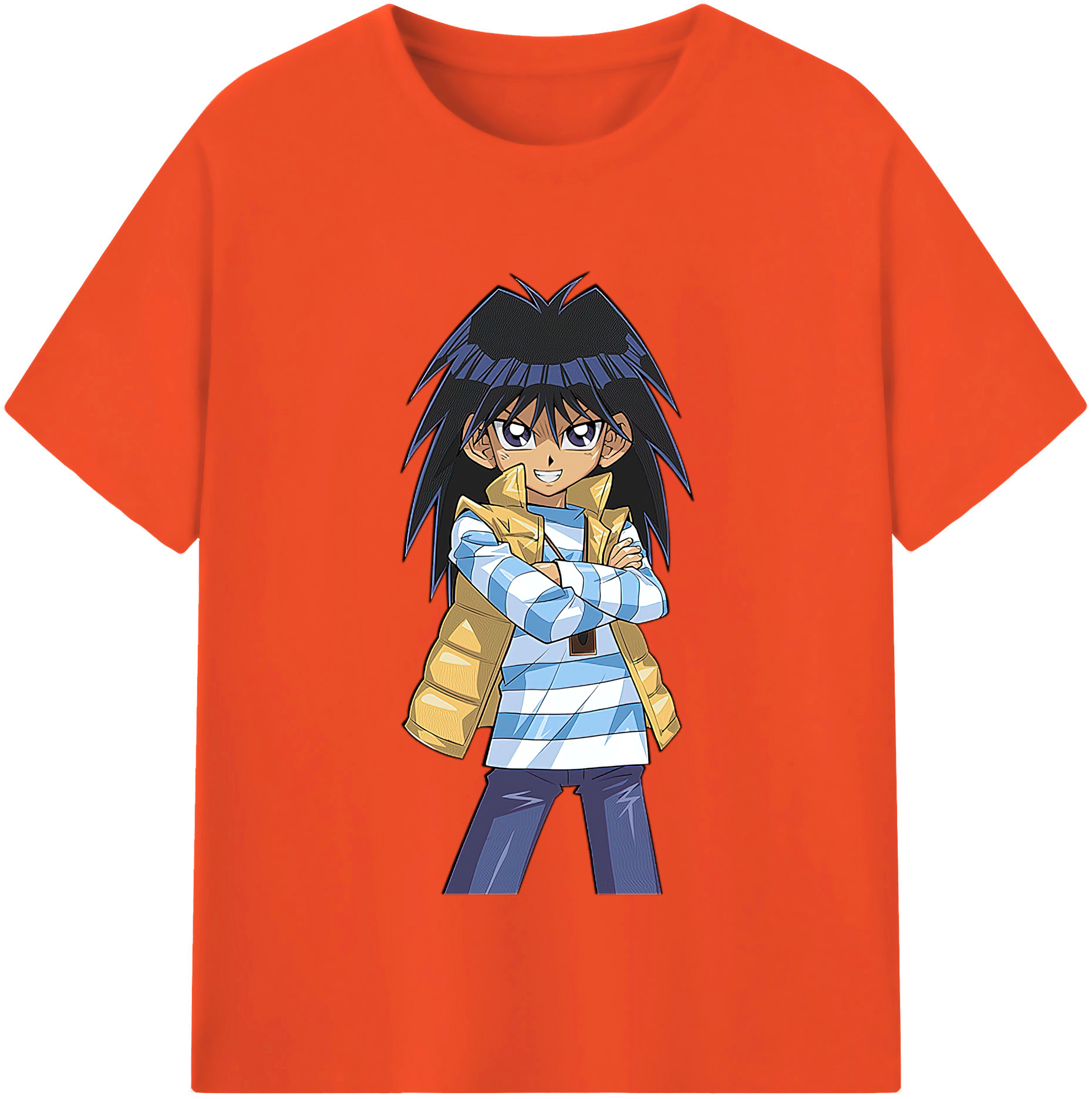 （画像用） 遊☆戯☆王 Yu-Gi-Oh! 綿100％半袖Tシャツ（フロントプリント）