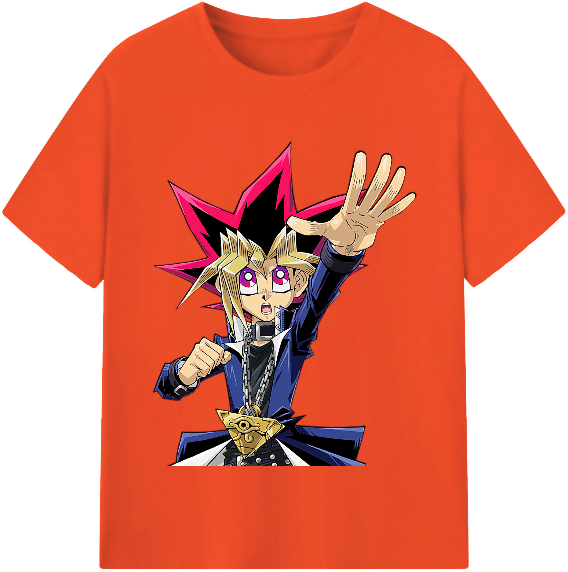 （画像用） 遊☆戯☆王 Yu-Gi-Oh! 綿100％半袖Tシャツ（フロントプリント）