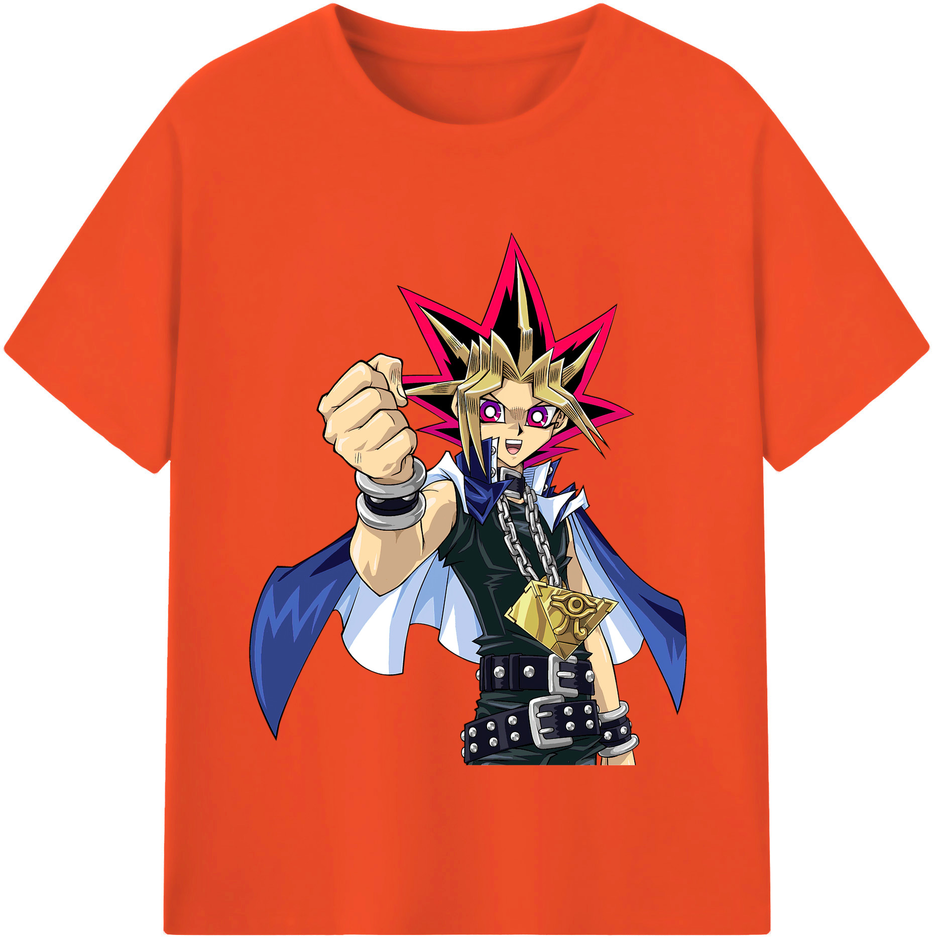 （画像用） 遊☆戯☆王 Yu-Gi-Oh! 綿100％半袖Tシャツ（フロントプリント）