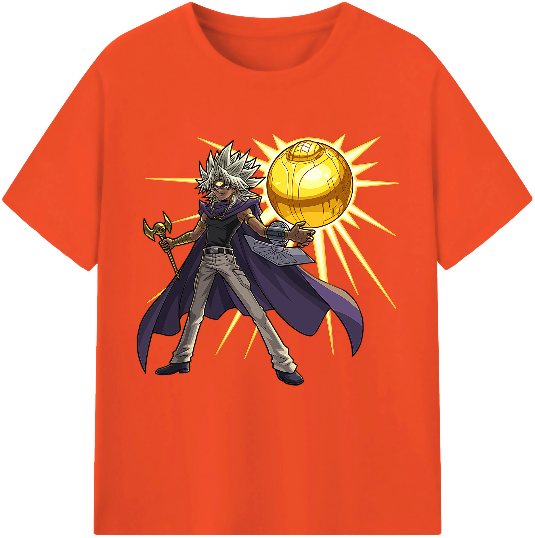 （画像用） 遊☆戯☆王 Yu-Gi-Oh! 綿100％半袖Tシャツ（フロントプリント）