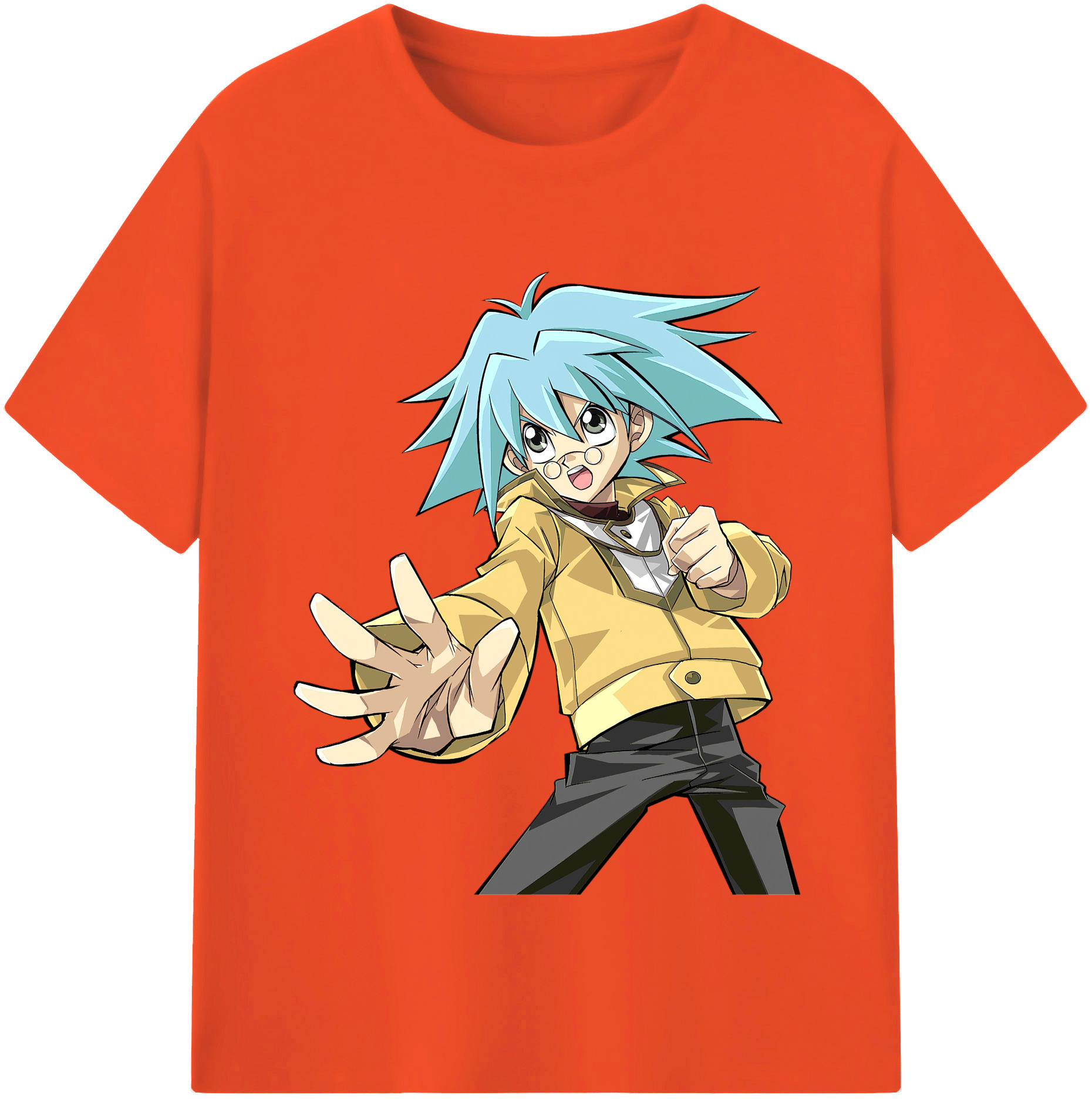 （画像用） 遊☆戯☆王 Yu-Gi-Oh! 綿100％半袖Tシャツ（フロントプリント）