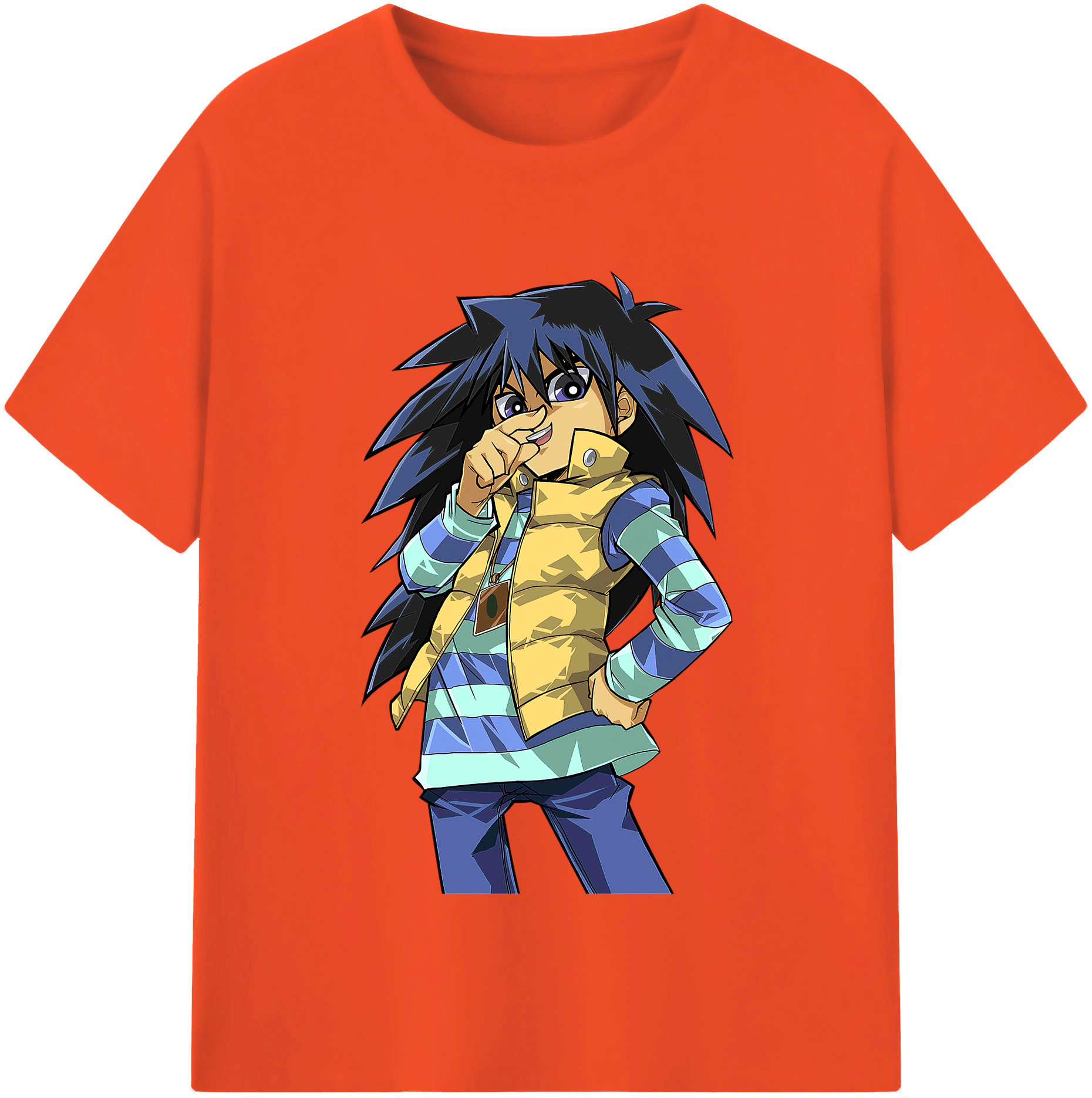 （画像用） 遊☆戯☆王 Yu-Gi-Oh! 綿100％半袖Tシャツ（フロントプリント）