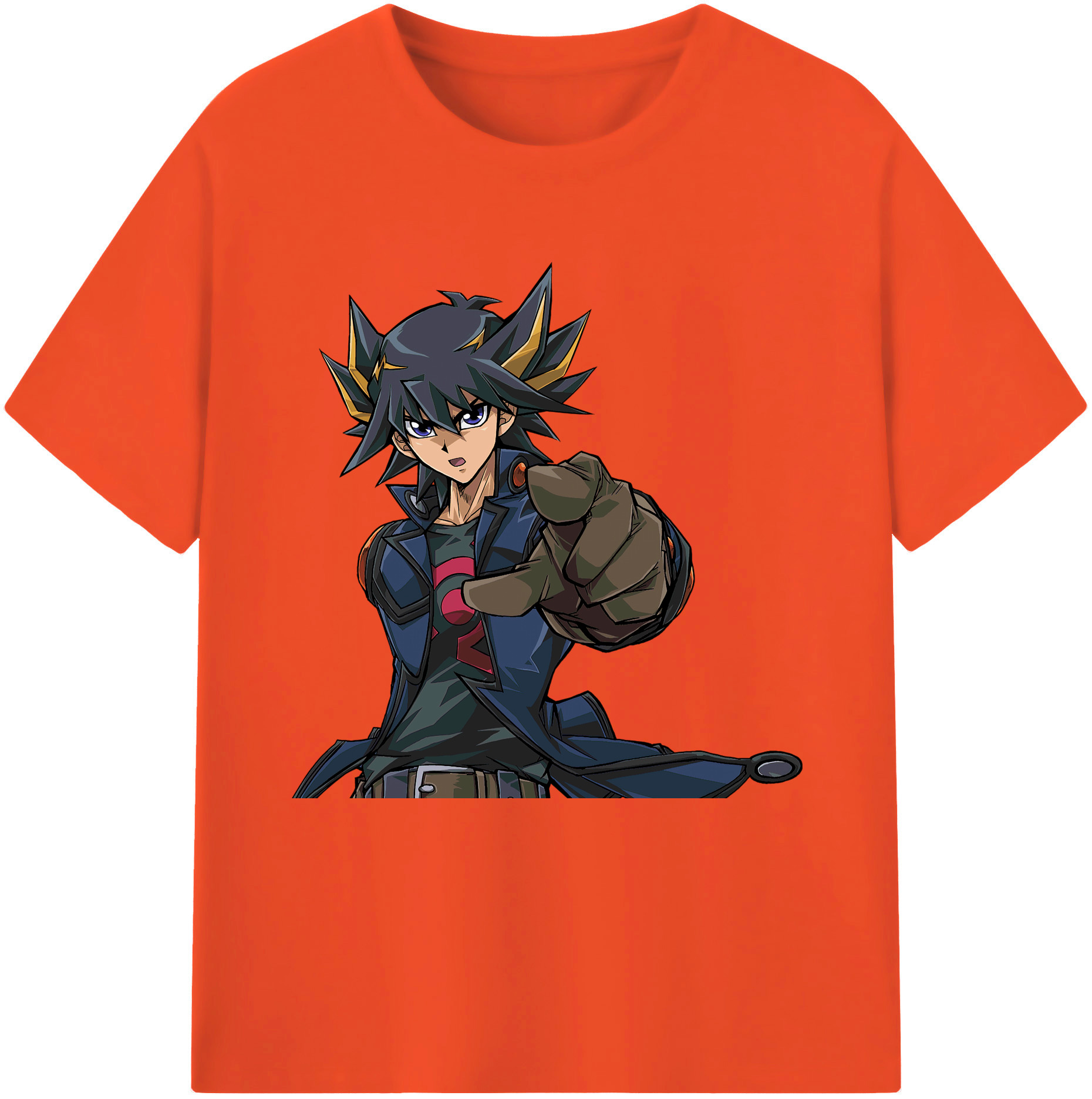 （画像用） 遊☆戯☆王 Yu-Gi-Oh! 綿100％半袖Tシャツ（フロントプリント）