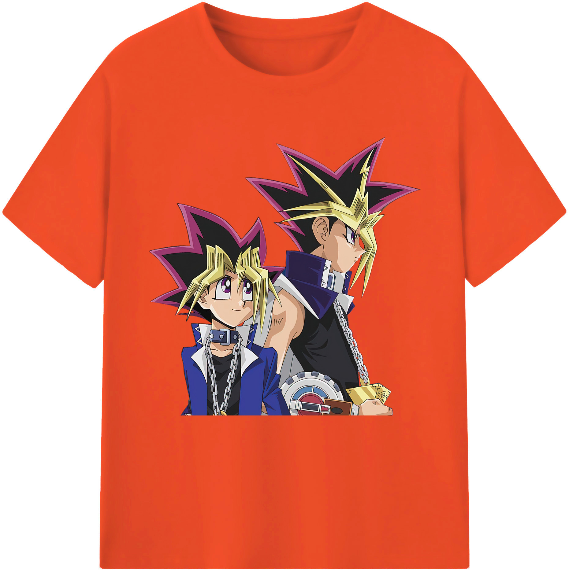 （画像用） 遊☆戯☆王 Yu-Gi-Oh! 綿100％半袖Tシャツ（フロントプリント）