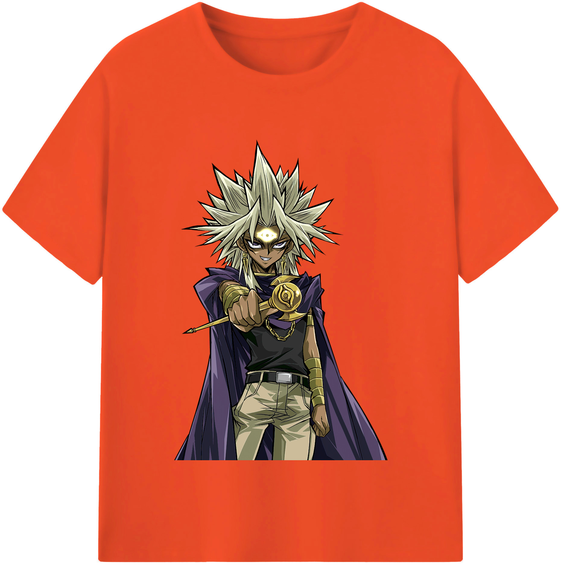 （画像用） 遊☆戯☆王 Yu-Gi-Oh! 綿100％半袖Tシャツ（フロントプリント）