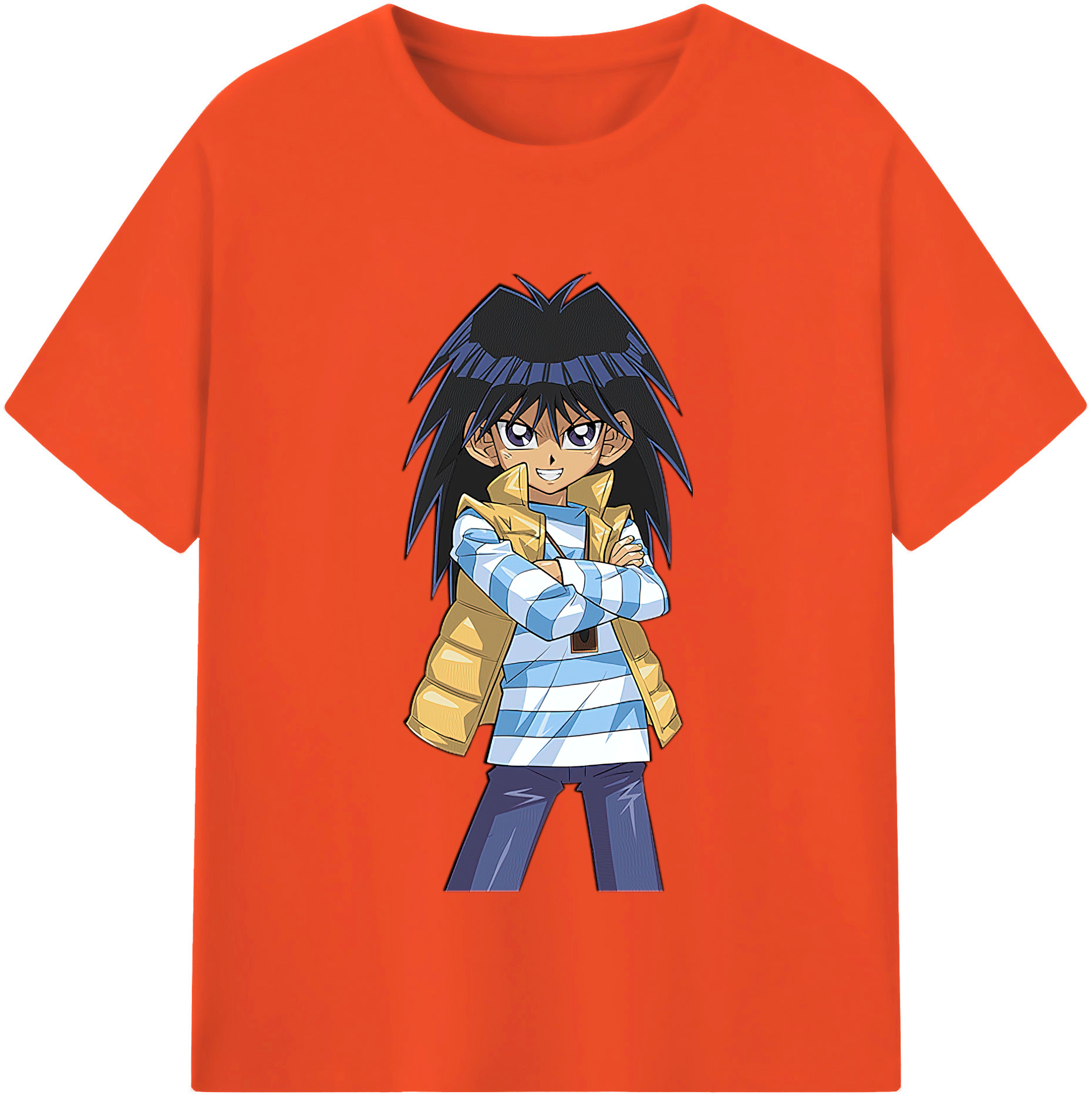 （画像用） 遊☆戯☆王 Yu-Gi-Oh! 綿100％半袖Tシャツ（フロントプリント）