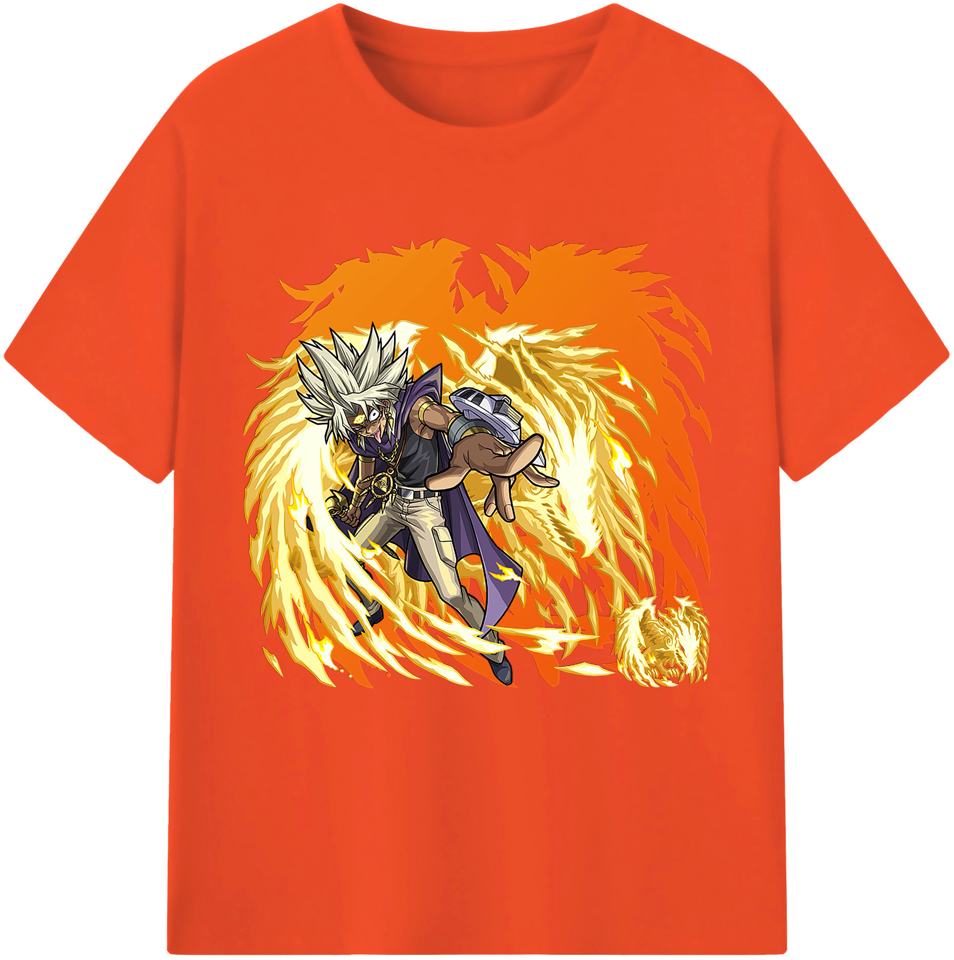 （画像用） 遊☆戯☆王 Yu-Gi-Oh! 綿100％半袖Tシャツ（フロントプリント）